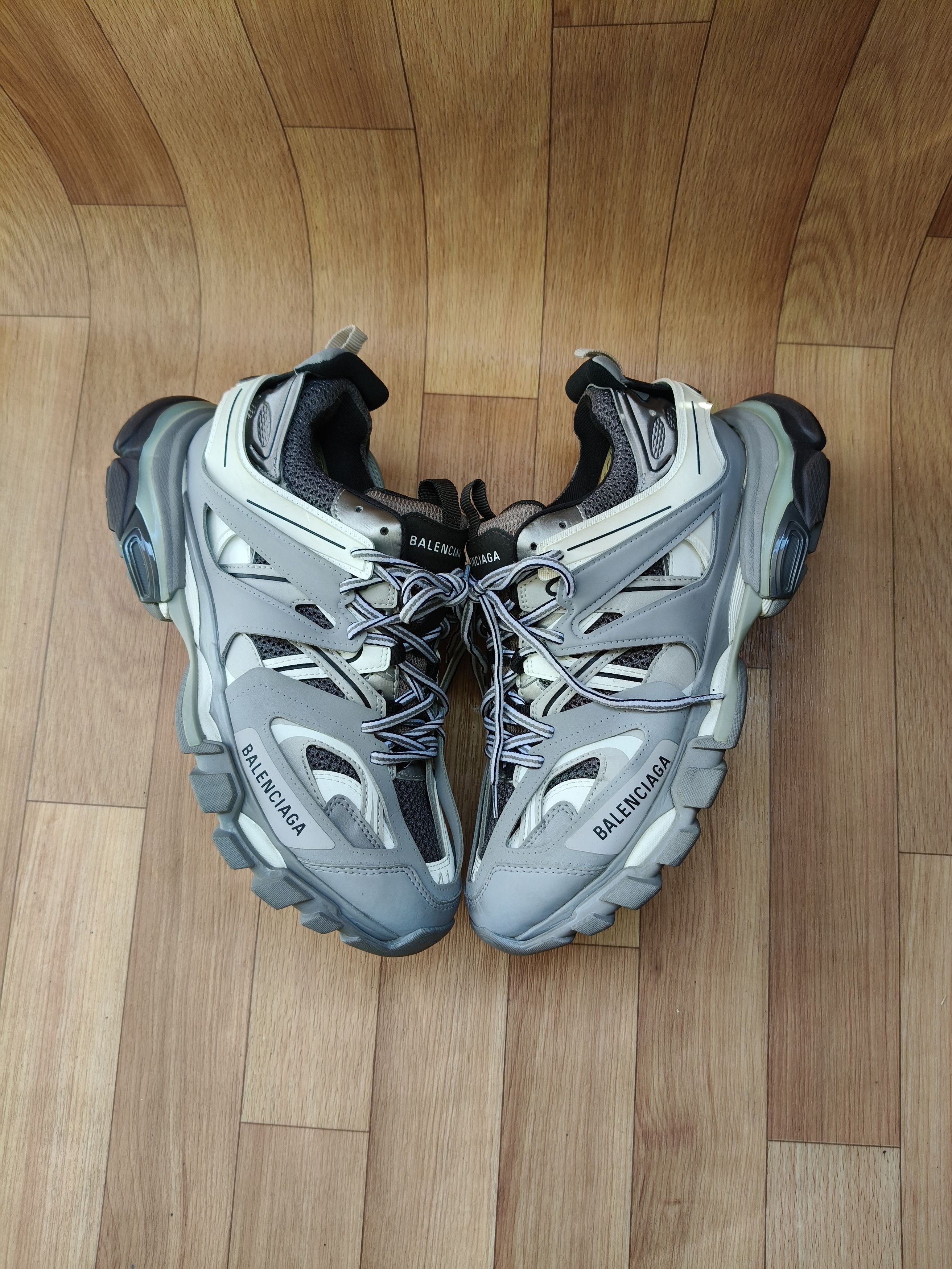 Balenciaga 💥BALENCIAGA TRACK BLACK / GREY SNEAKERS Size US 8 / EU 41 - 3 Thumbnail