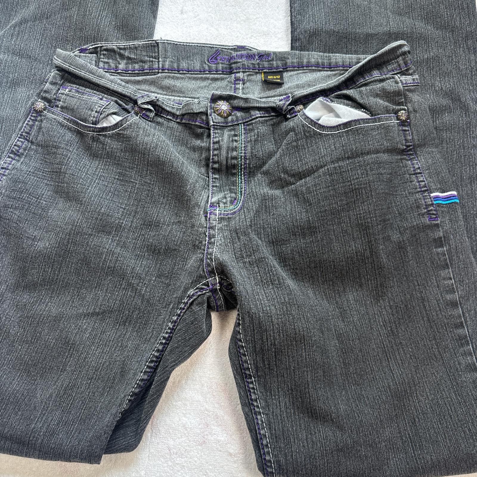 Other y2k streetwear embroidered dark wash jeans Size 34" / US 12 / IT 48 - 4 Thumbnail