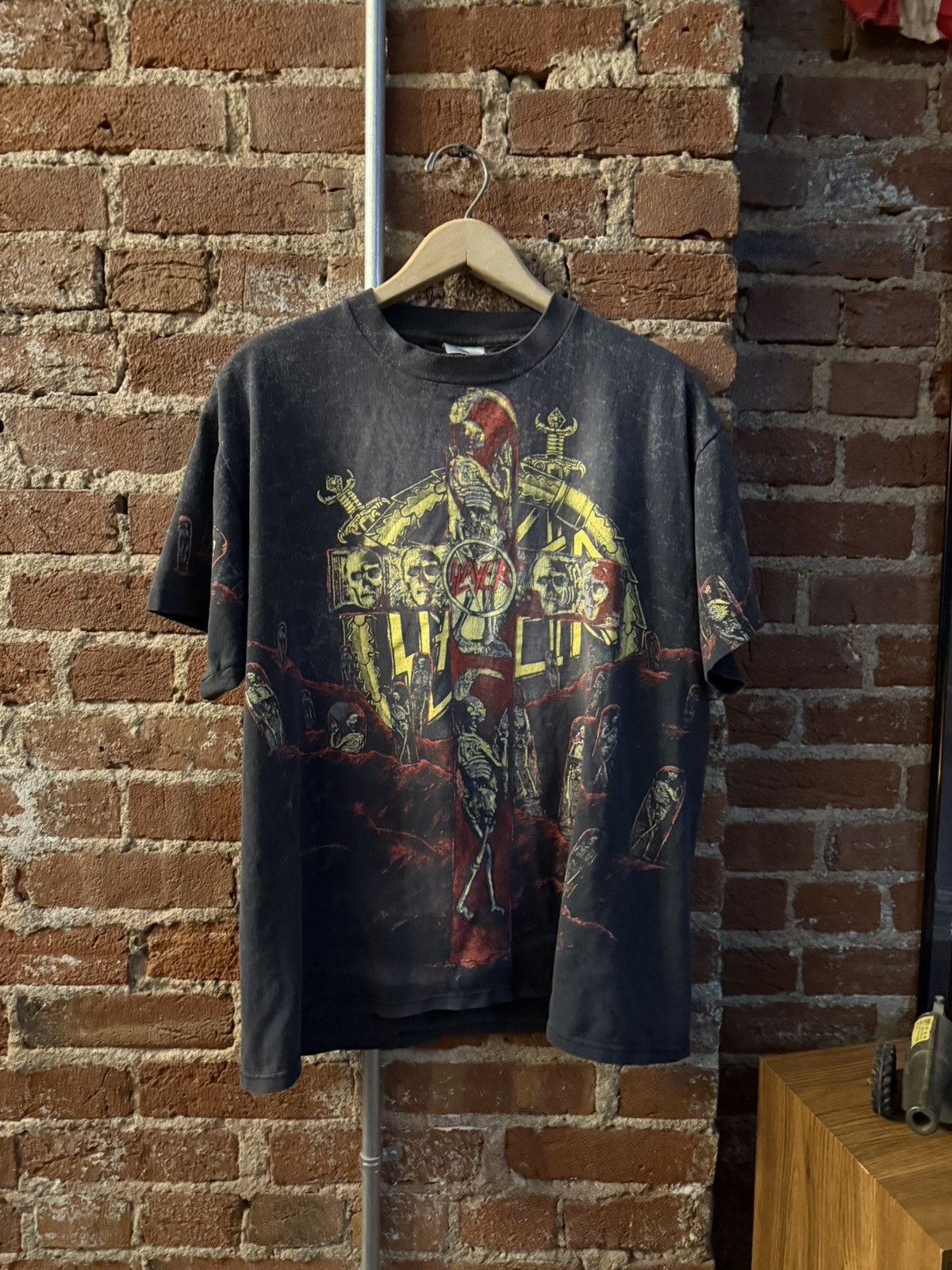 90s slayer graveyard t shirt size L