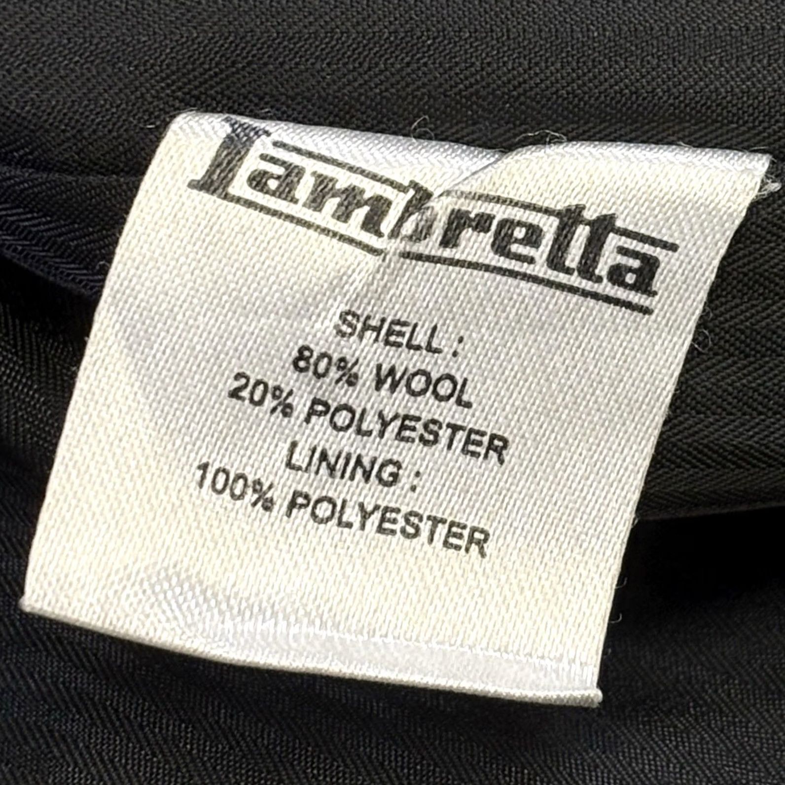 Lambretta Lambretta Wool Blend Coat Large Mens Dark Khaki Used Worn Size US L / EU 52-54 / 3 - 6 Thumbnail