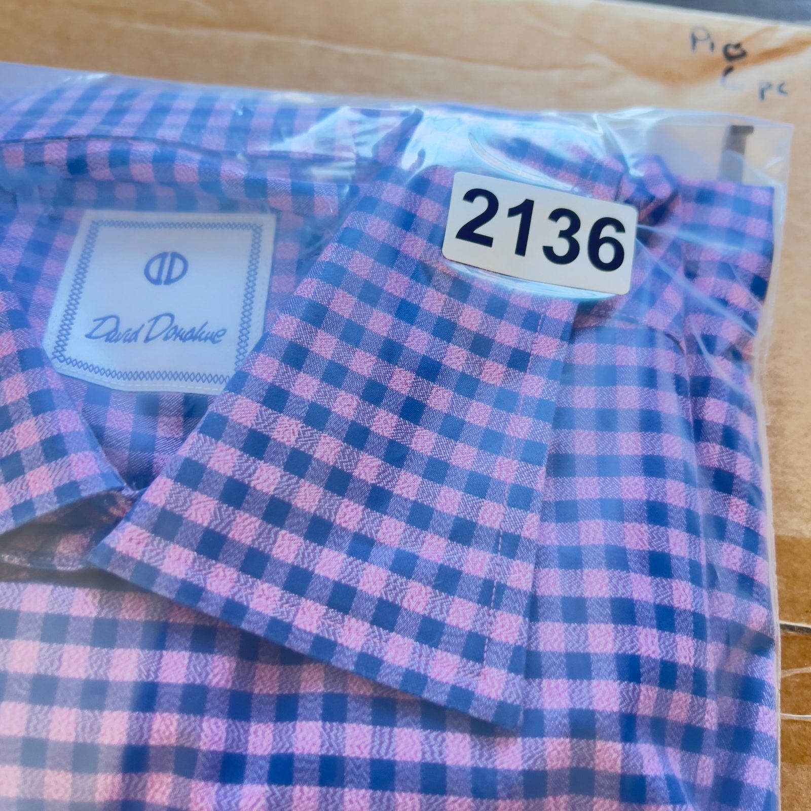 David Donahue David Donahue Button Shirt Men XL Purple Blue Premium Cotton Size US XL / EU 56 / 4 - 13 Thumbnail