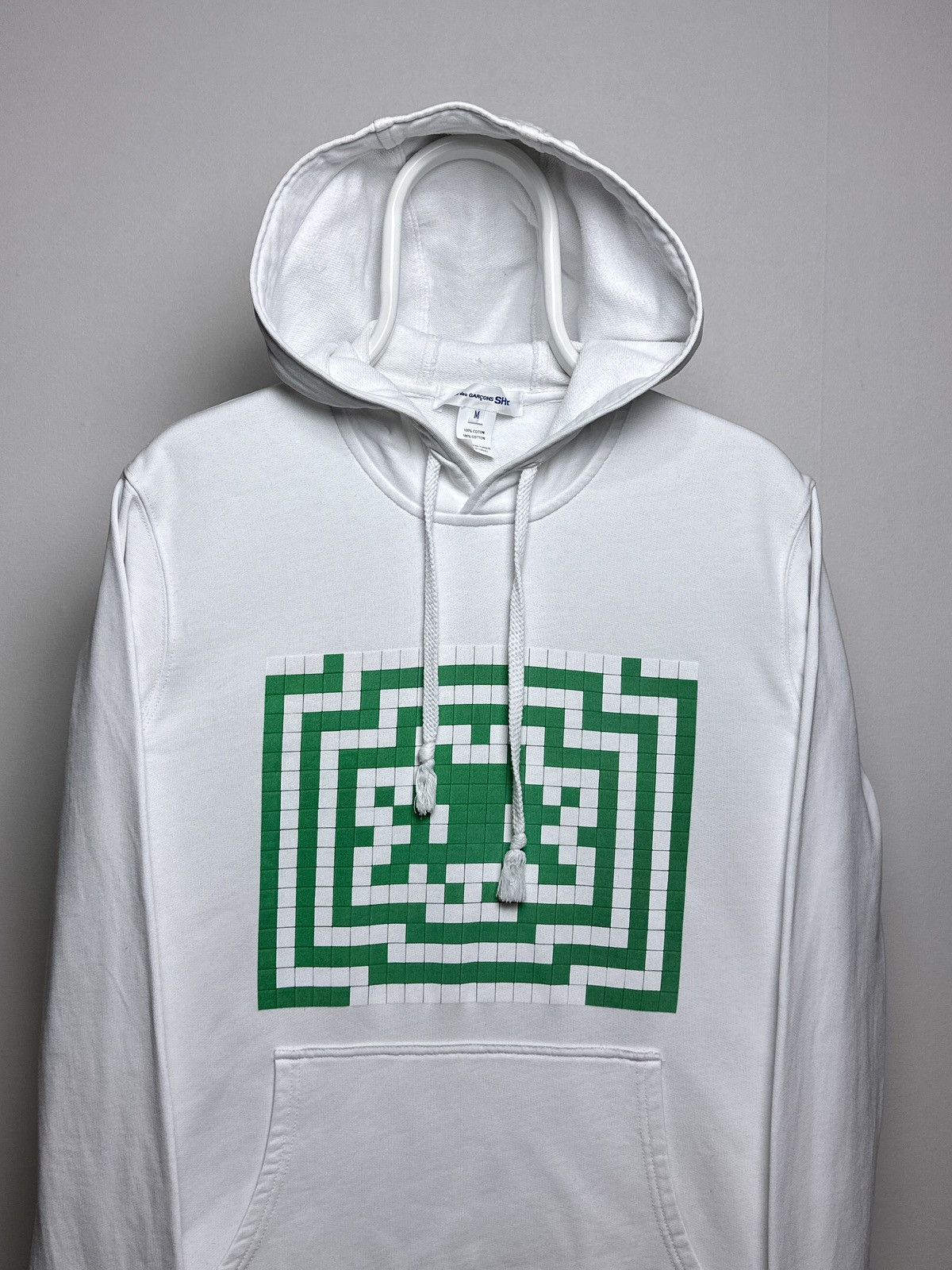 Comme des Garcons Comme Des Garcons Shirt Printed Pixel Space Invader Hoodie Size US M / EU 48-50 / 2 - 2 Thumbnail
