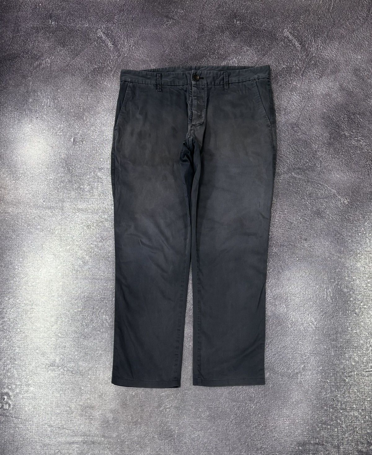 Armani Armani Jeans Men’s Faded Navy Slim Fit Luxury Pants Trousers Size US 34 / EU 50 - 2 Thumbnail