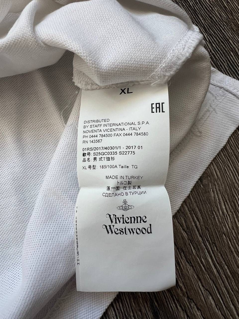 Japanese Brand × Vivienne Westwood Vintage Vivienne Westwood polo shirt t white pink Size US XL / EU 56 / 4 - 13 Thumbnail