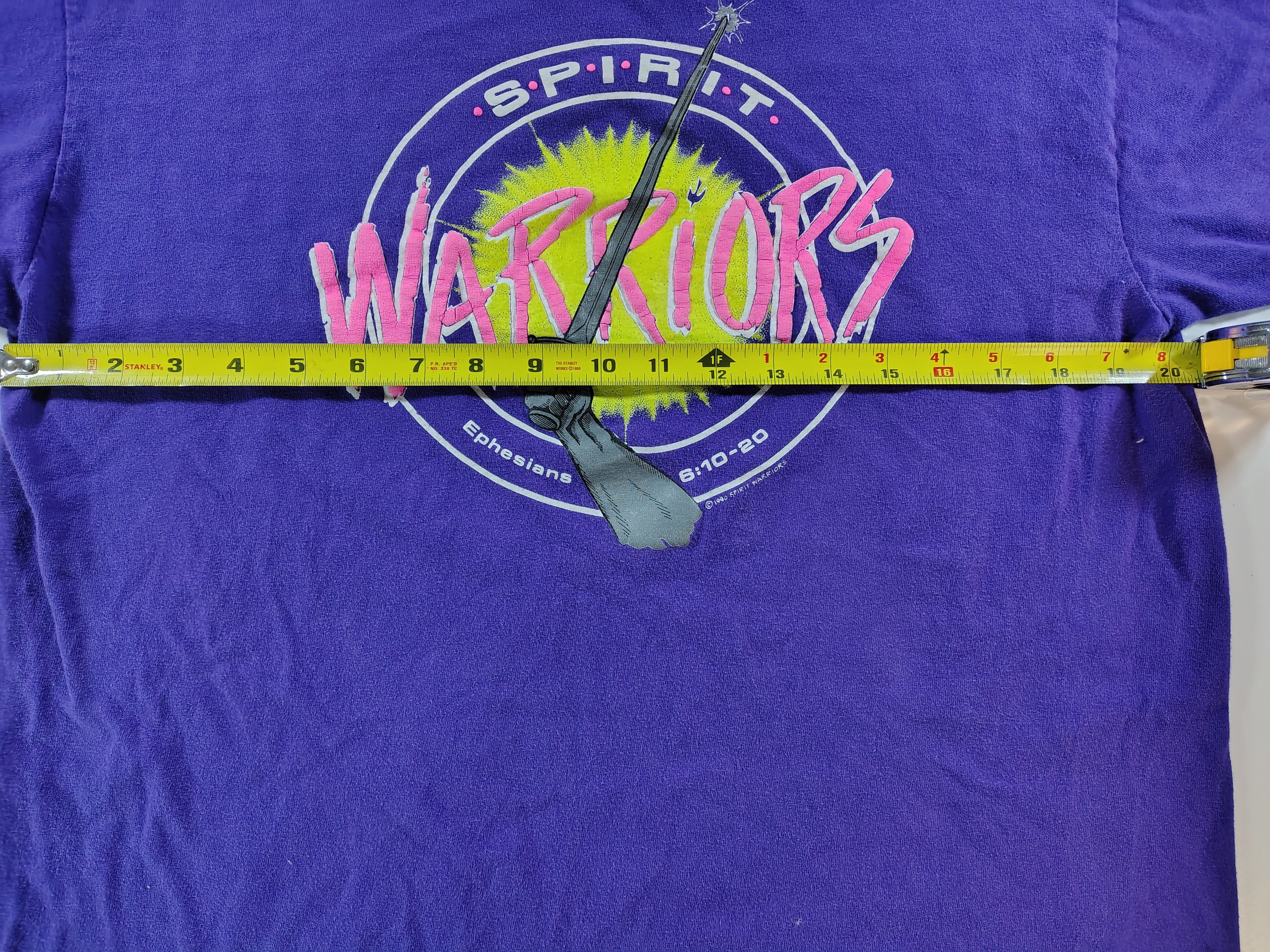 Hanes Men's XL Spirit Warriors Ephesians 6:10-6:20 T-Shirt Size US XL / EU 56 / 4 - 8 Thumbnail