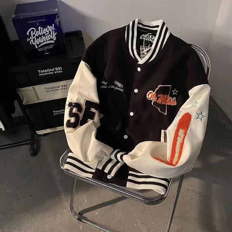 Japanese Brand × Vintage Black Vintage Distressed Hot Dog Embroidered Bomber Jacket Size US L / EU 52-54 / 3 - 2 Thumbnail