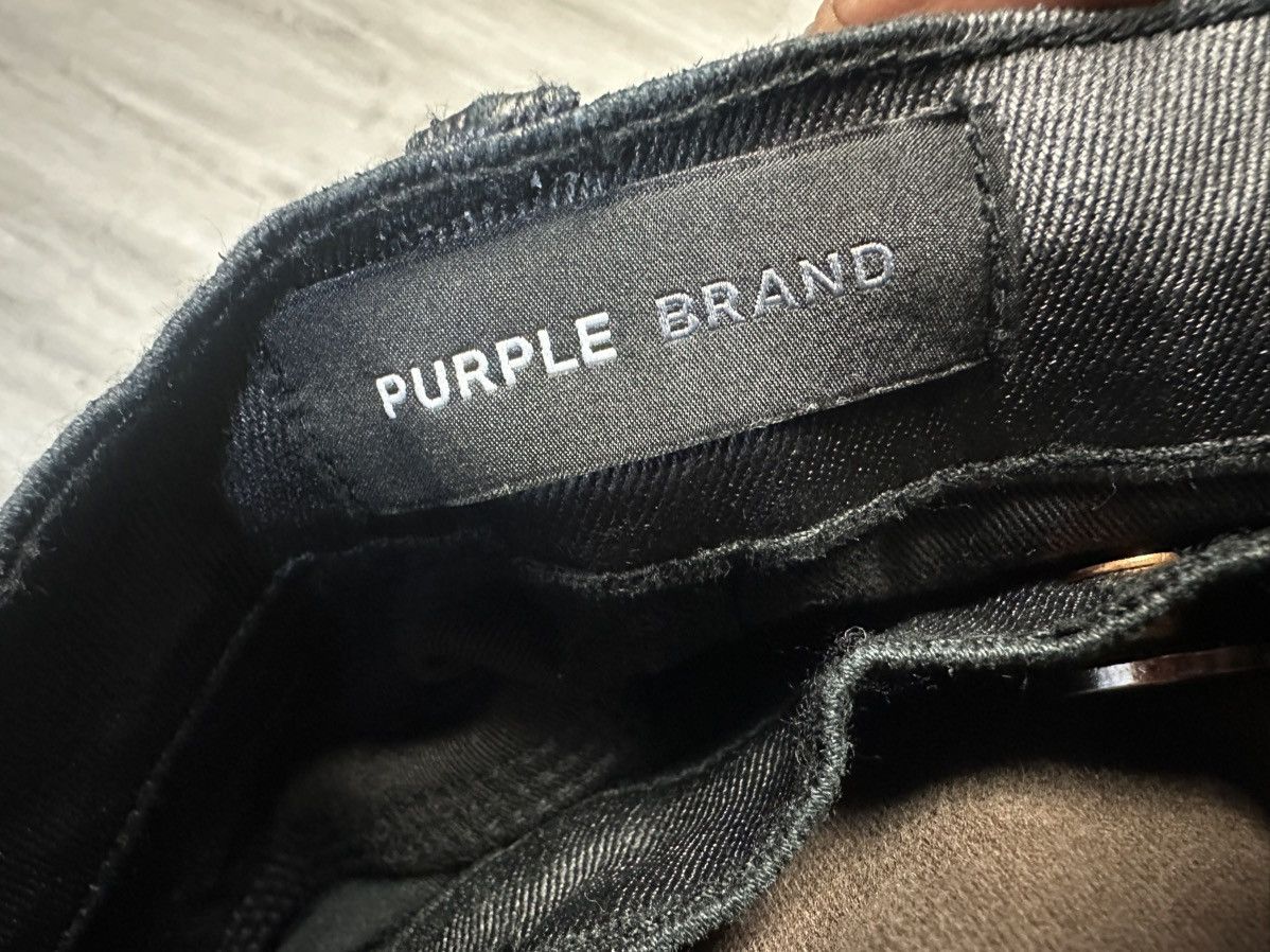 Purple Brand Purple brand Black Wax Jeans Size US 30 / EU 46 - 4 Thumbnail