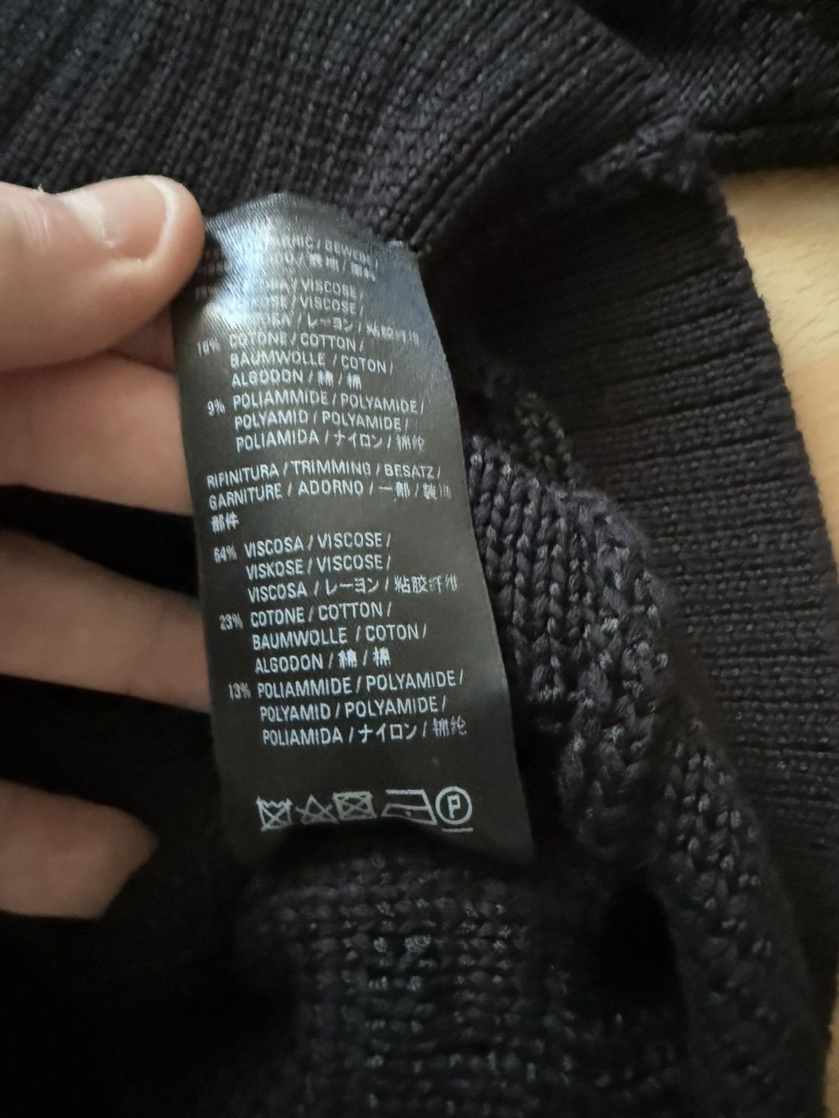 Balenciaga Balenciaga BB black knit sweater Size US L / EU 52-54 / 3 - 9 Thumbnail