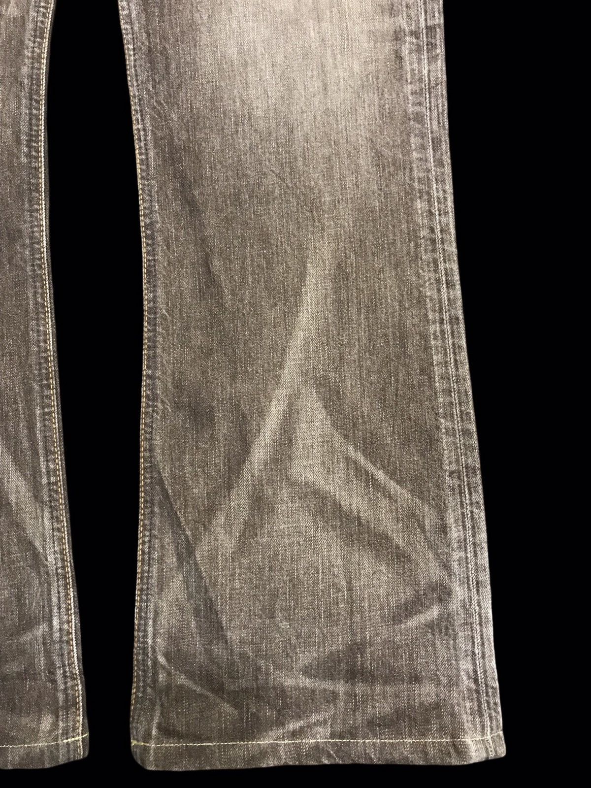 Edwin 💥FLARE💥ARCHIVAL RARE EDWIN 503 SICK FADES FLARE DENIM F382 Size US 32 / EU 48 - 8 Thumbnail