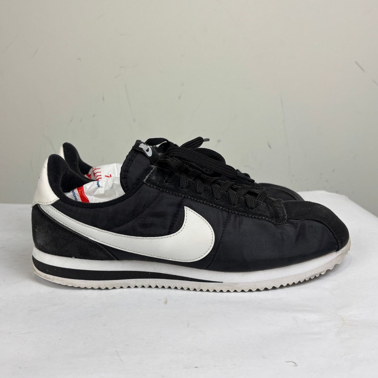 Nike Nike Cortez Basic Nylon Black White Sneakers Shoes Mens 10.5 Size US 10.5 / EU 43-44 - 3 Thumbnail