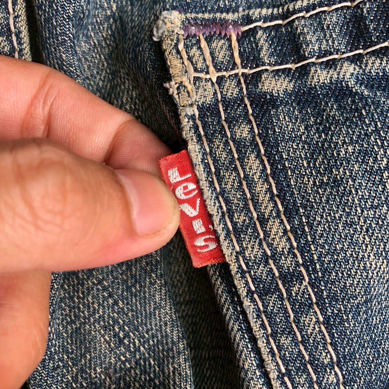 Levi's Vintage Levi’s Sashiko Boro Patch Distressed Denim W33 Size US 31 - 15 Thumbnail