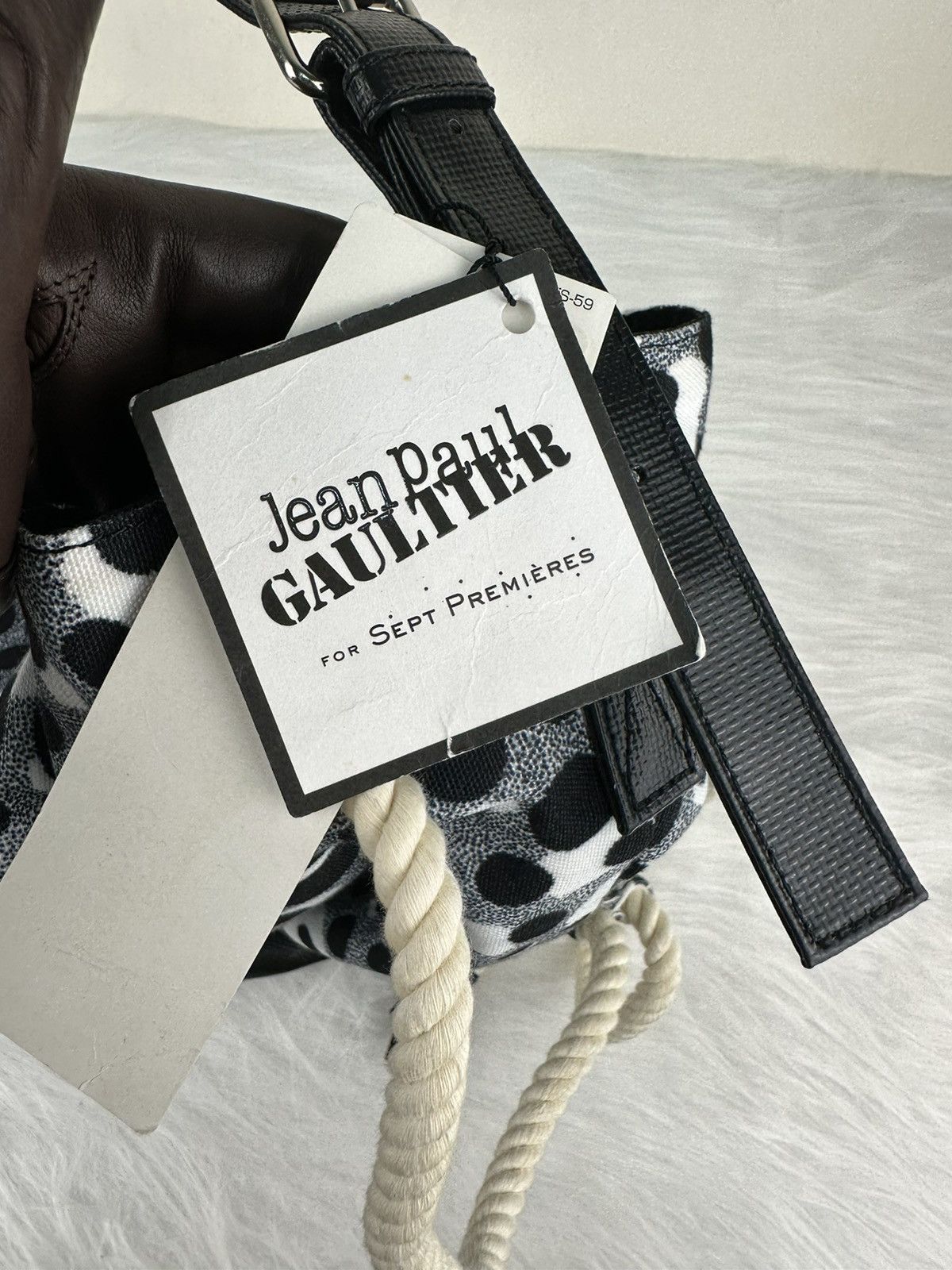 Jean Paul Gaultier Authentic Jean Paul Gaultier Drawstring Backpack Shoulder Size ONE SIZE - 9 Thumbnail