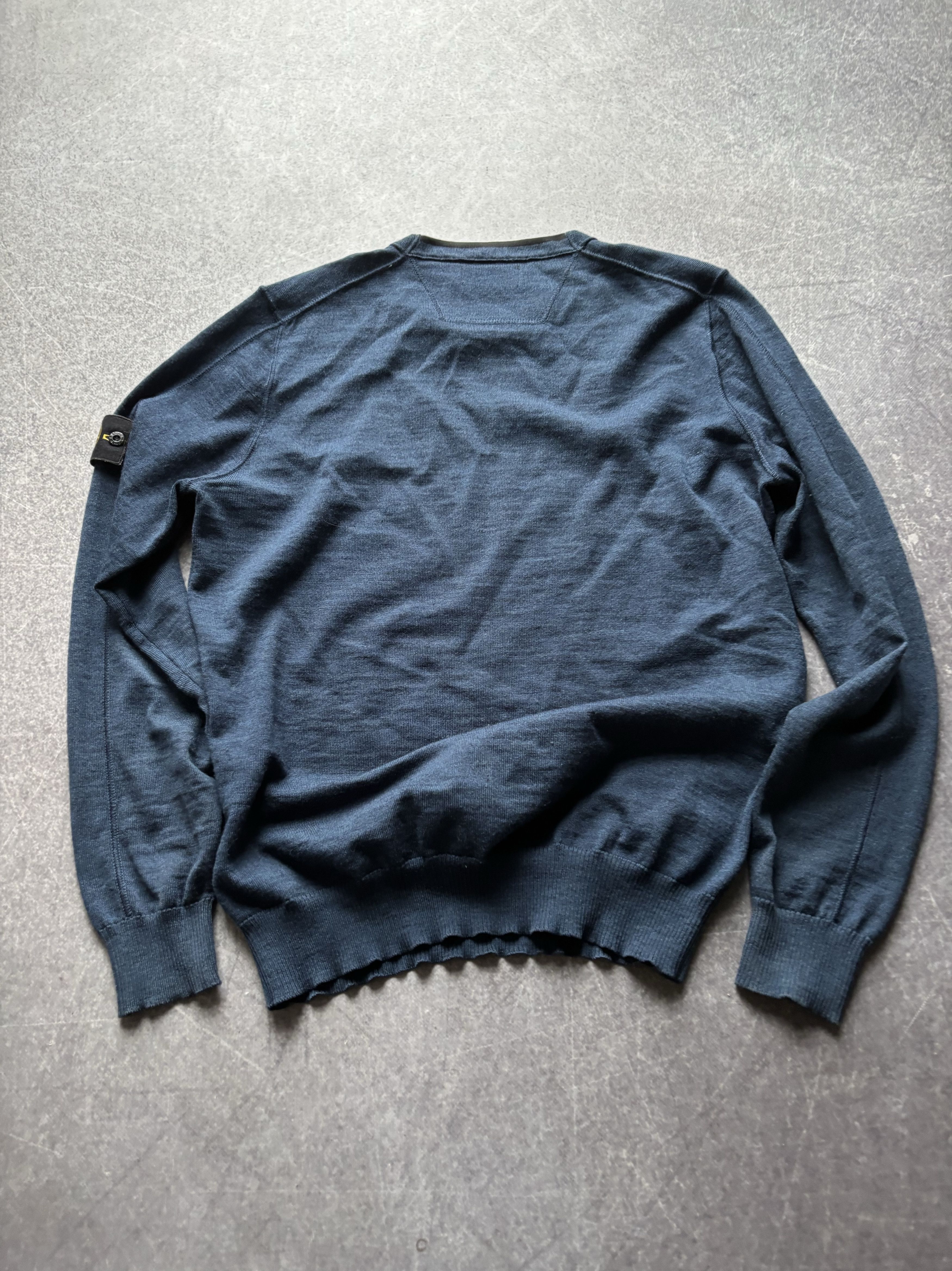 Stone Island Vintage Stone Island Pullover Wool Sweater Mens Authentic Size US XL / EU 56 / 4 - 6 Thumbnail