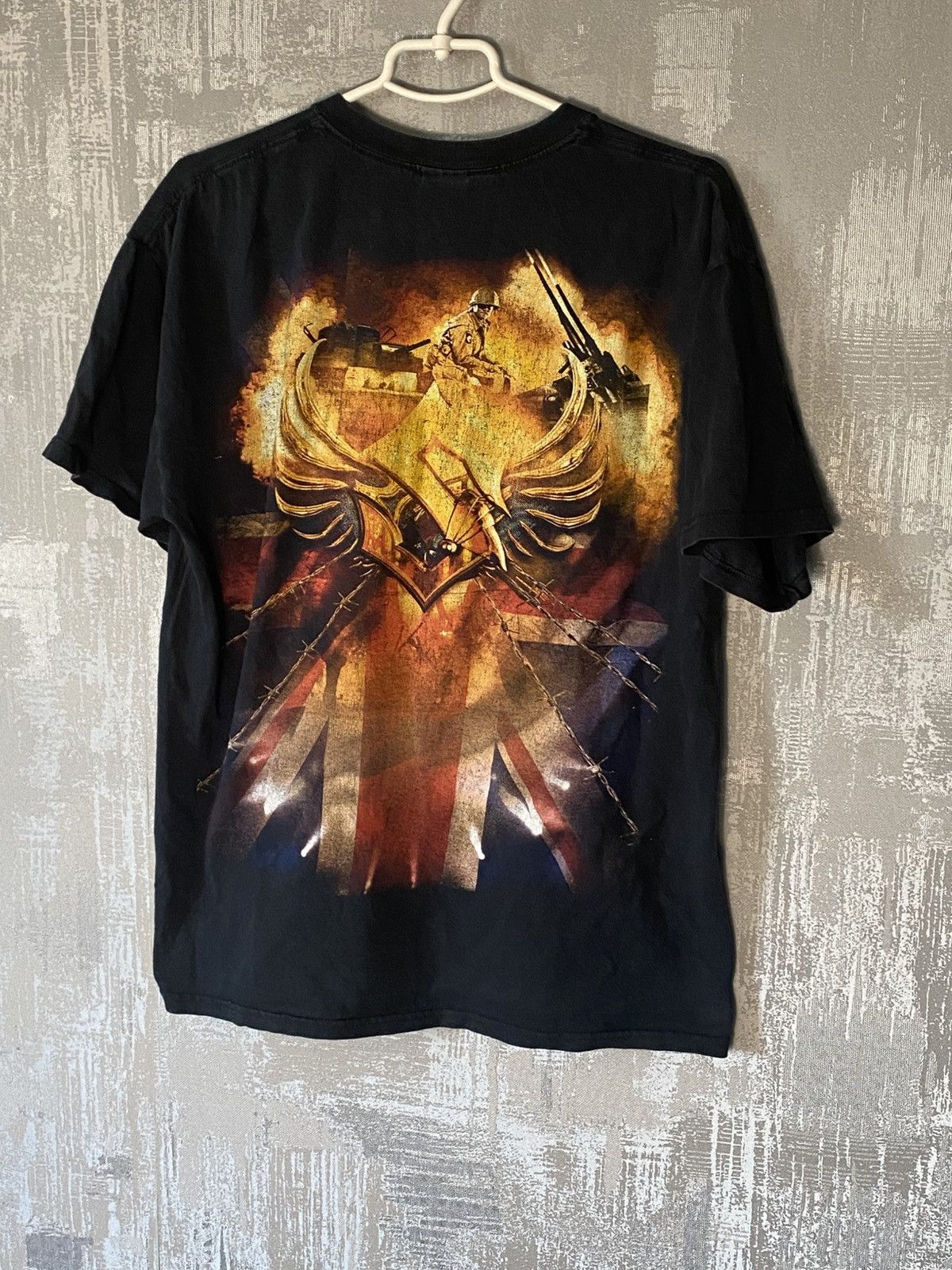 Band Tees × Vintage Vintage Sabaton Rock Band T-shirt 2000s Full Print Size US L / EU 52-54 / 3 - 6 Thumbnail