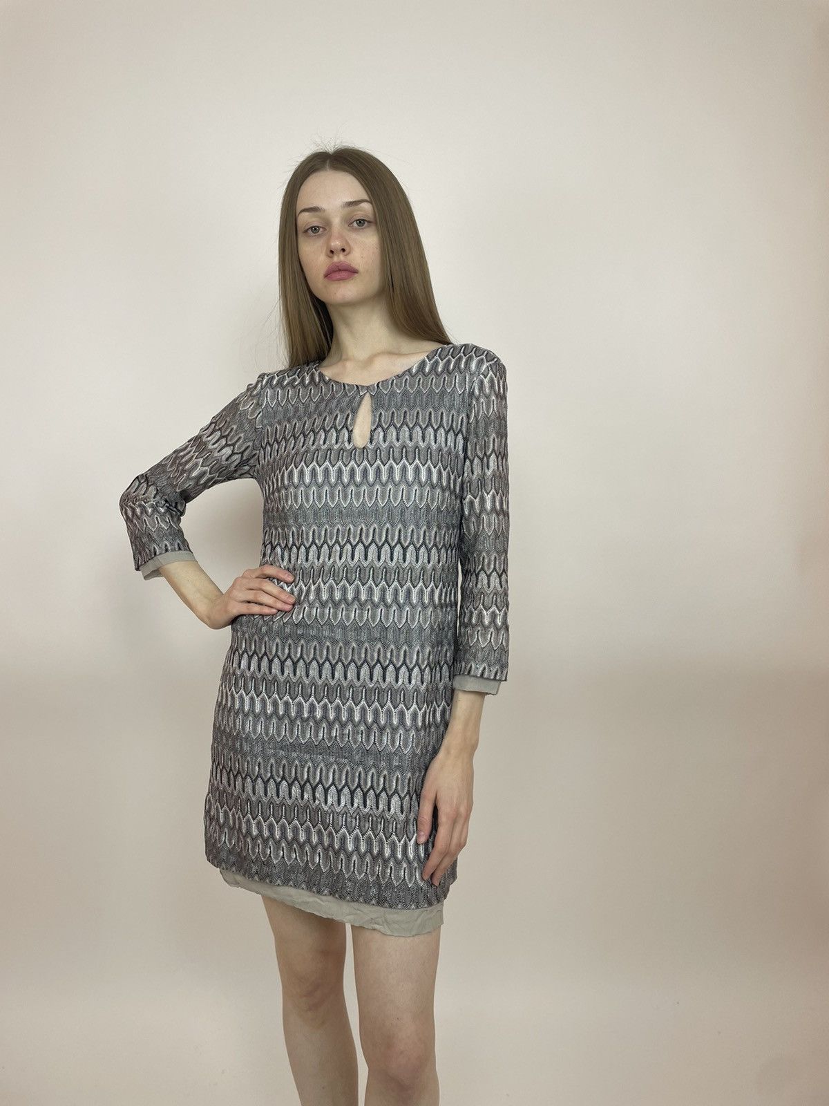 Japanese Brand ana alcazar dress Crochet Knit Lined Womens size 38 Size XS / US 0-2 / IT 36-38 - 6 Thumbnail
