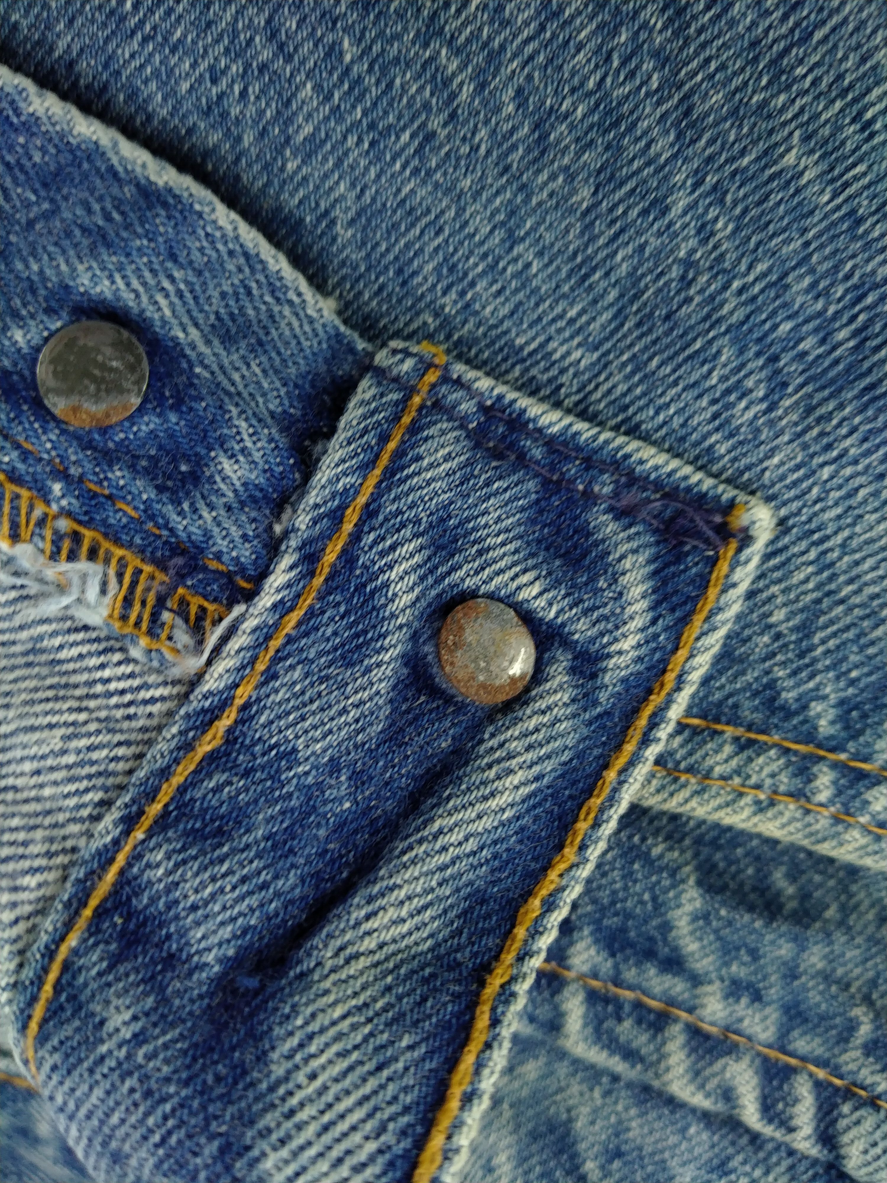 Levi's 80s Blue Vintage Levi's 501 Distressed Denim 31 x 30 -JN090 Size US 31 - 8 Thumbnail