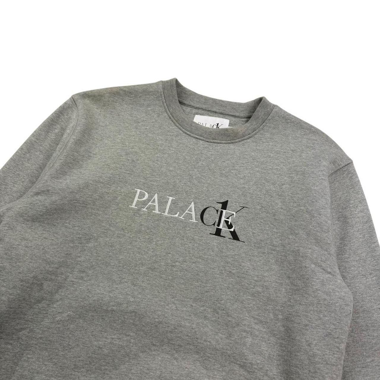 Calvin Klein × Palace Palace CK1 Calvin Klein Light Grey Heather Crew Extra Small Size US XS / EU 42 / 0 - 3 Thumbnail