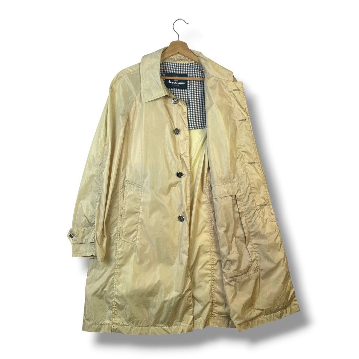 Aquascutum AQUASCUTUM LONDON NYLON BLEND LONG COAT JACKET Size US L / EU 52-54 / 3 - 10 Thumbnail