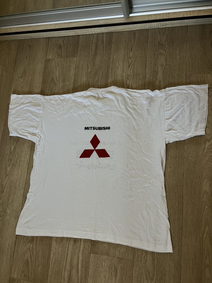 Formula 1 × NASCAR Rare Vintage OG Mitsubishi Electric Motors Tee T Shirt Size US M / EU 48-50 / 2 - 2 Thumbnail