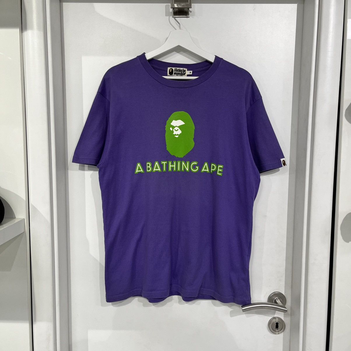 Bape Bape Relaxed Mad Face Tee Purple Size US M / EU 48-50 / 2 - 1 Thumbnail