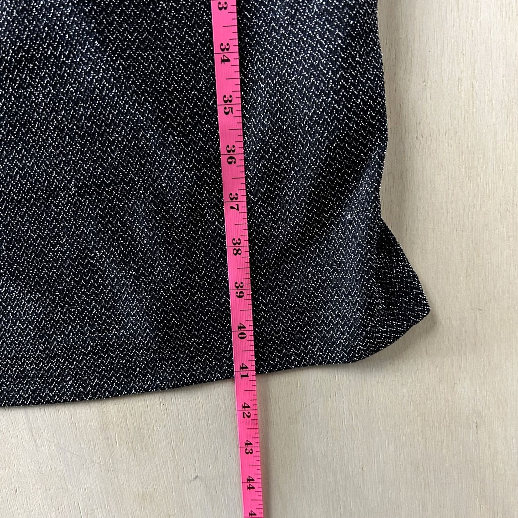Vintage Philosophy Republic Clothing Dress Womens Small Black Herringbone Sheath Midi Size S / US 4 / IT 40 - 6 Thumbnail