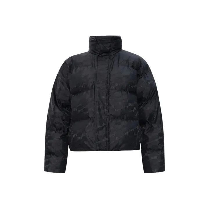 Balenciaga Balenciaga Black Letter Print Zip Jacket Size S / US 4 / IT 40 - 1 Thumbnail