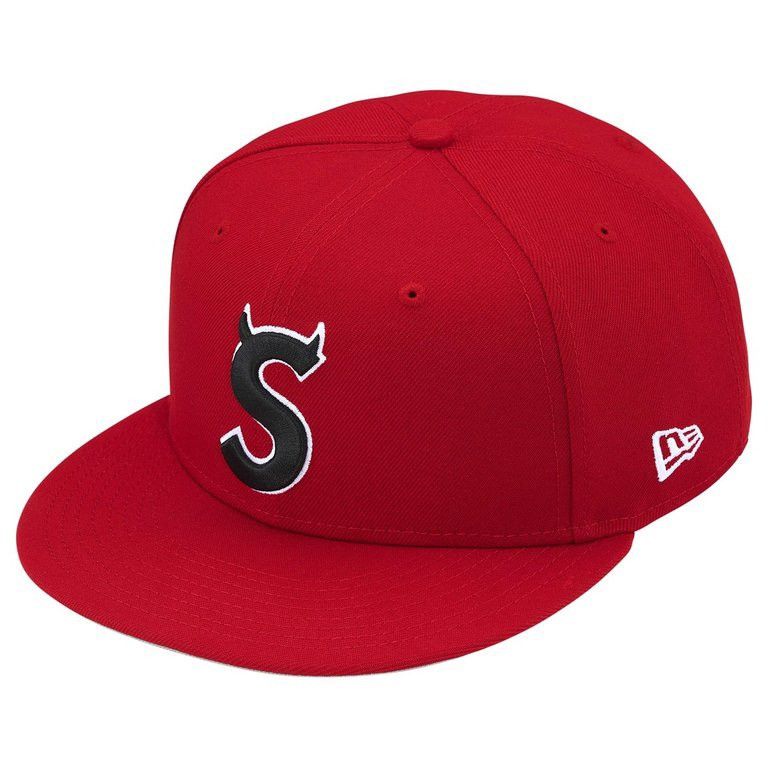 New Era × Supreme Supreme S Logo New Era Devil Hat Brown 8 | Grailed
