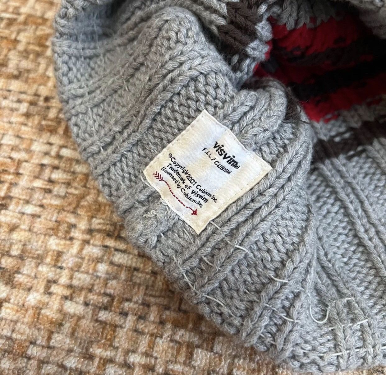 Visvim VISVIM KNIT CAP HAND KNIT 20SS COLD HAT THIN HAT KNITED HAT Size ONE SIZE - 4 Thumbnail
