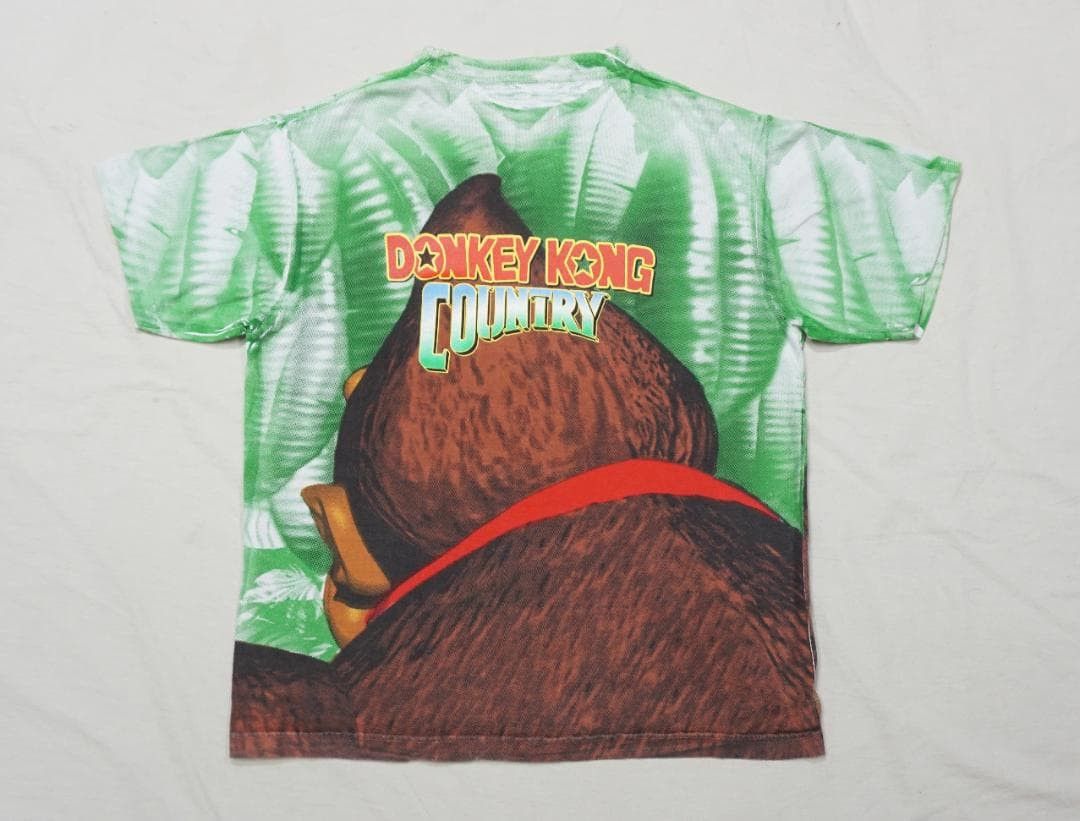 Vintage 90's USA製 Nintendo Donkey Kong Tシャツ ゲーム Size US XXS / EU 40 - 4 Thumbnail
