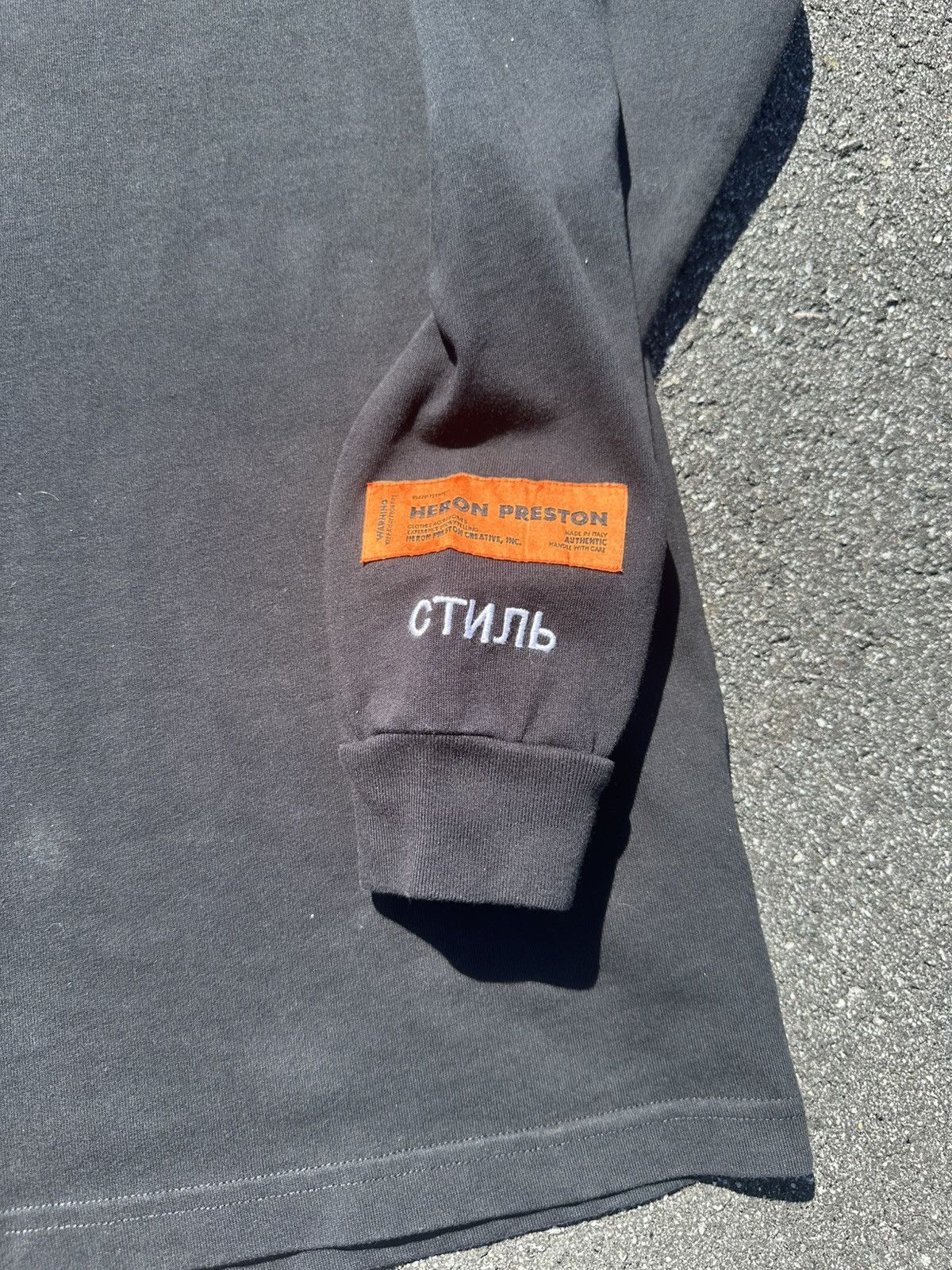 Heron Preston Heron Preston black 24 hour psycho longsleeve Size US L / EU 52-54 / 3 - 3 Thumbnail