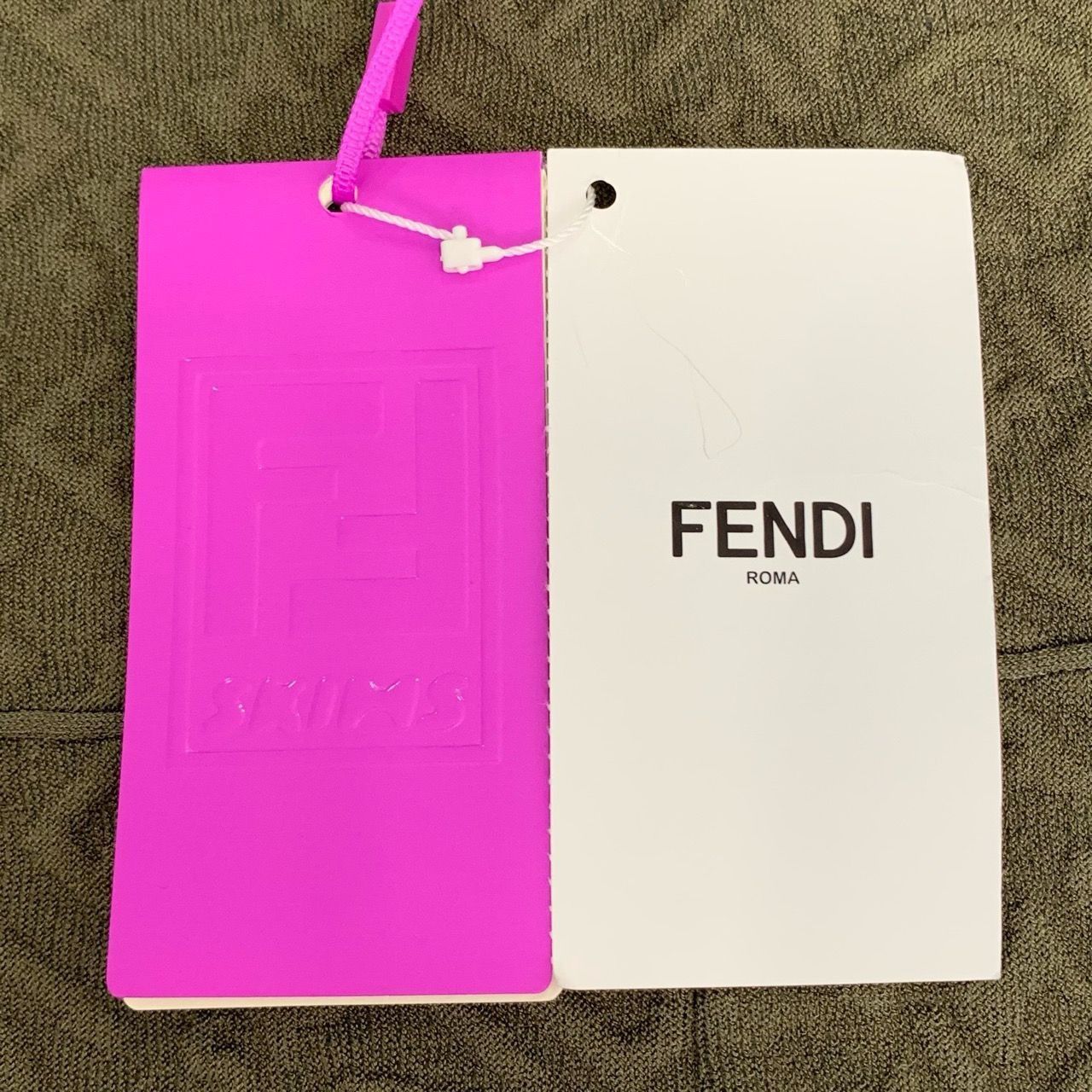 Fendi Fendi Logo Embossed Full Print Green Jumpsuit - Size 42 (M) Size M / US 6-8 / IT 42-44 - 2 Thumbnail