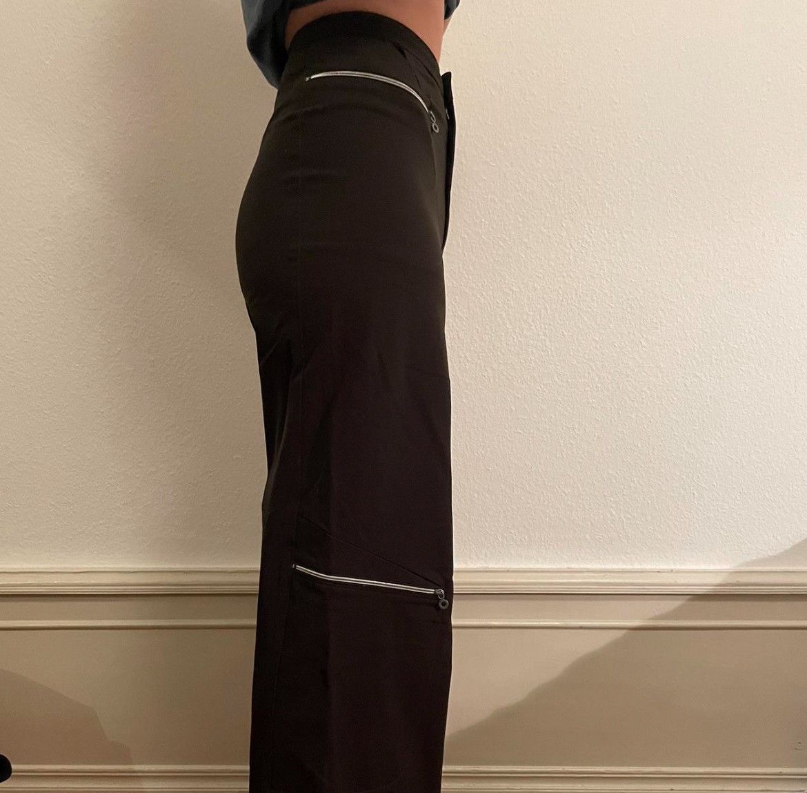 Marithe + Francois Girbaud Marithé +Francois Girbaud multi-zipped wide pants Size 26" / US 2 / IT 38 - 6 Thumbnail