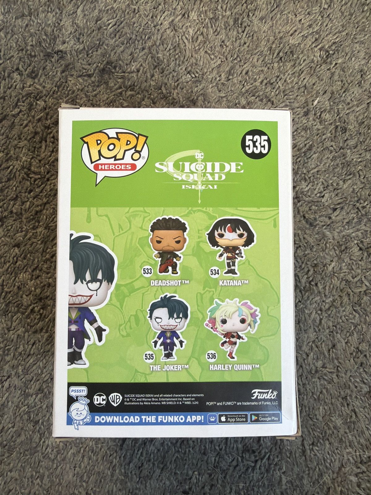 DC Comics Funko Pop! The Joker Vinyl Figure Size ONE SIZE - 2 Thumbnail
