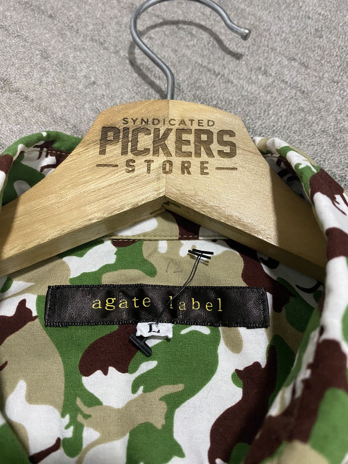 Japanese Brand Agate Label Animal Camo Longsleeves Shirts Large Size US L / EU 52-54 / 3 - 6 Thumbnail