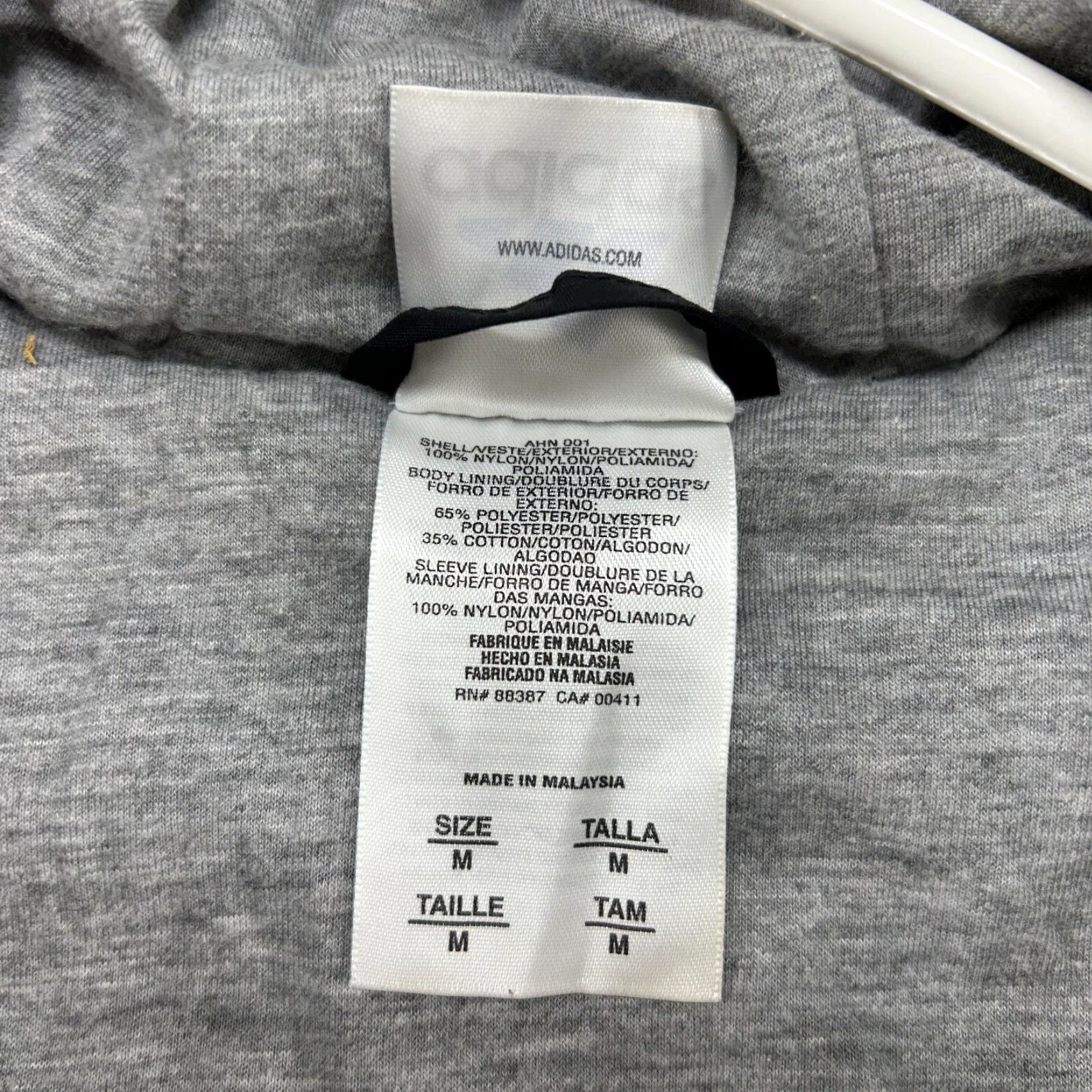 Adidas Adidas Jacket Mens M Black White Striped Hooded Full Zip Lined Track Training 90s Colorful Reversible Mens Size US M / EU 48-50 / 2 - 7 Thumbnail