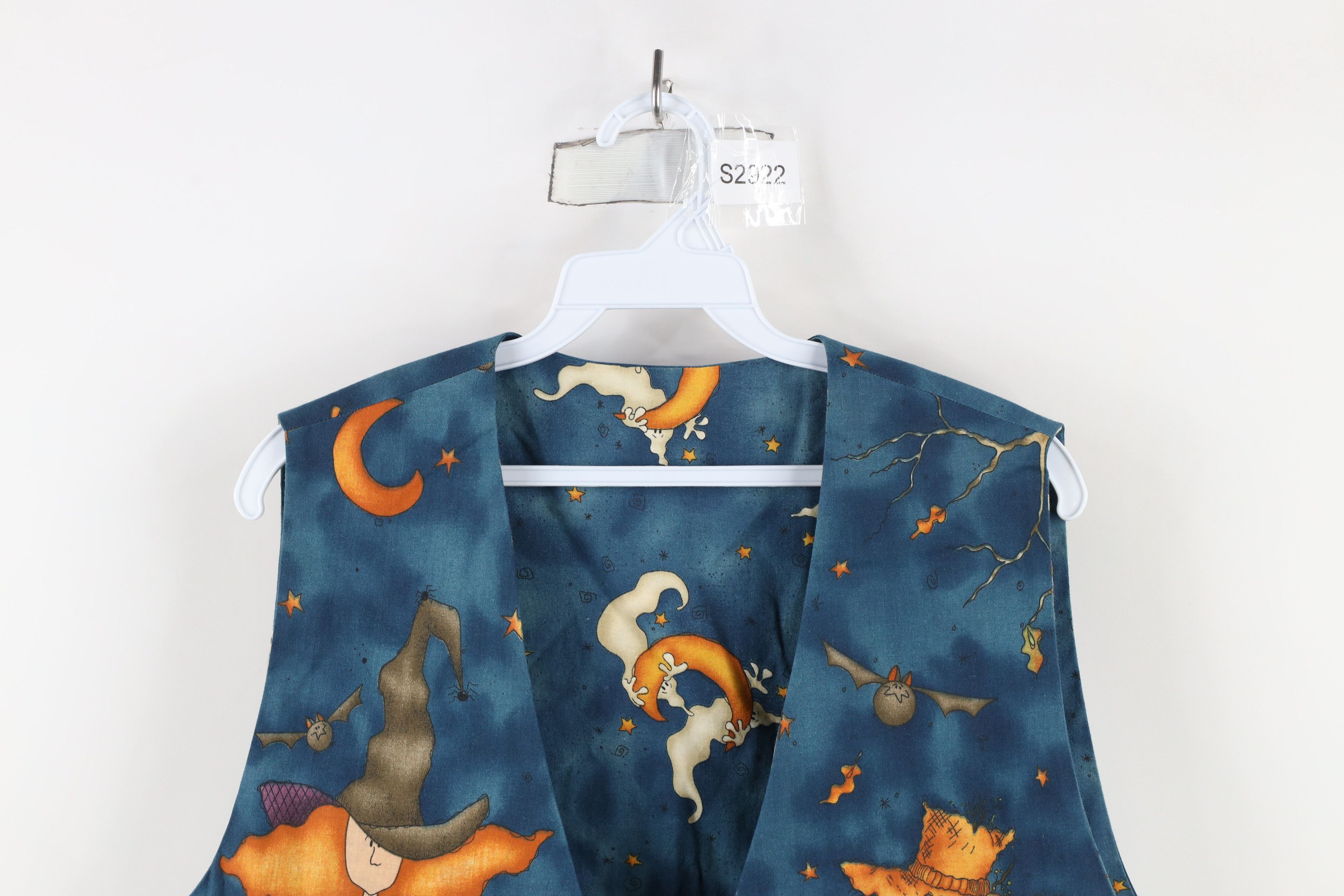 Vintage Vintage 90s Streetwear Reversible Halloween Vest Jacket Size M / US 6-8 / IT 42-44 - 2 Thumbnail