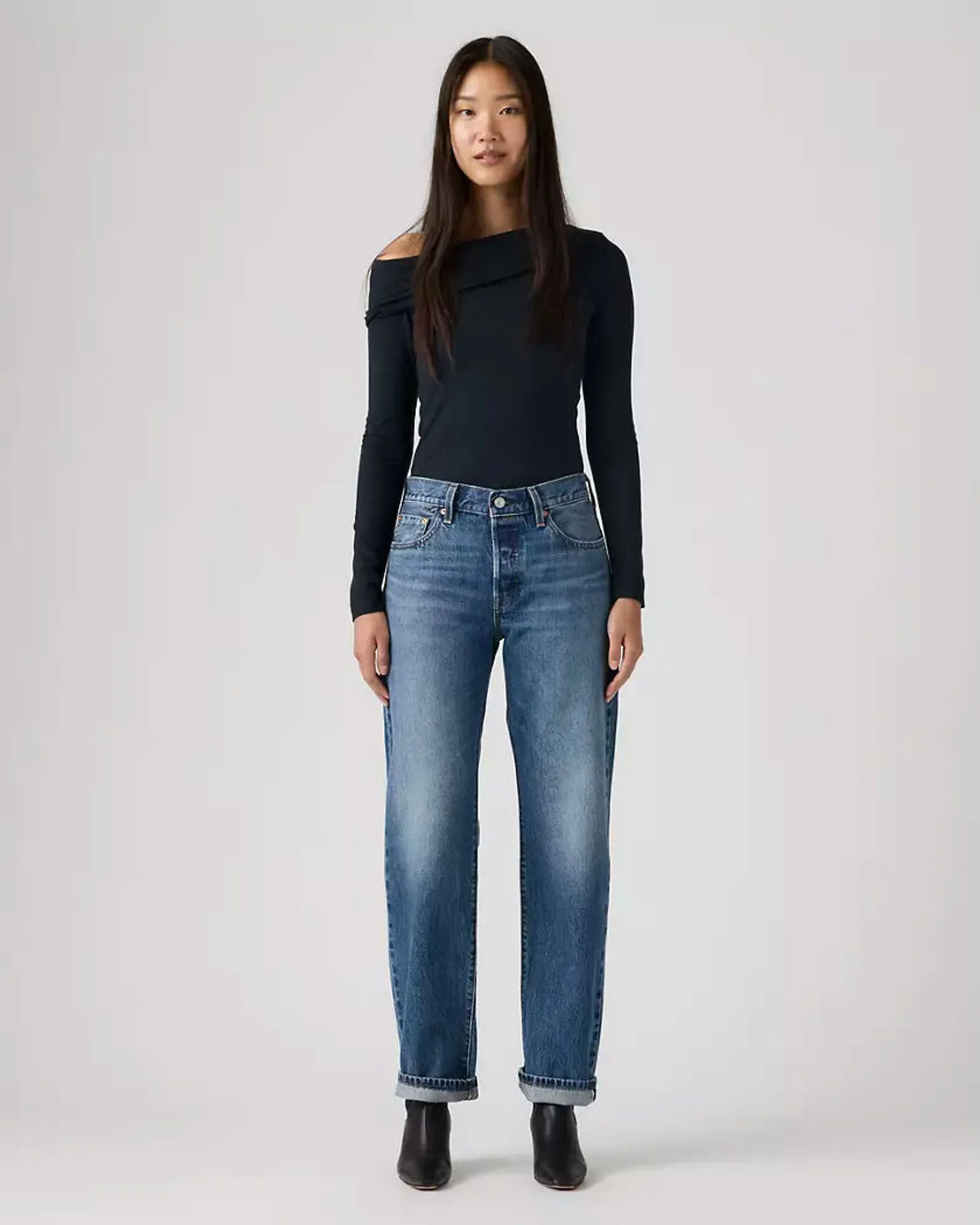 Levi's Levi's Levis 501 90s worn in blue Jeans Size 25" / US 0 / IT 36 - 1 Thumbnail