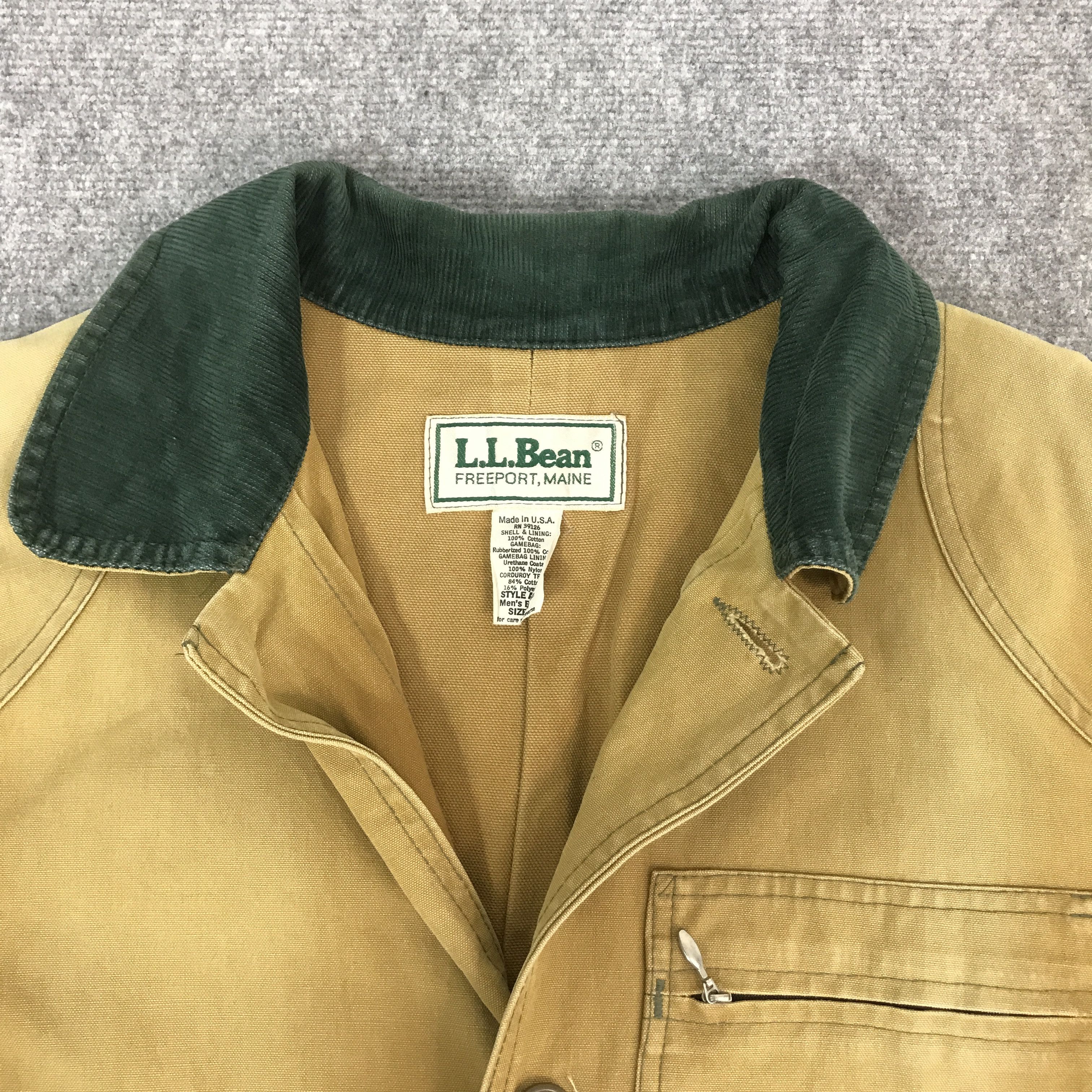 L.L. Bean L.L BEAN FADED CHORE BUTTON JACKET Size US L / EU 52-54 / 3 - 8 Thumbnail