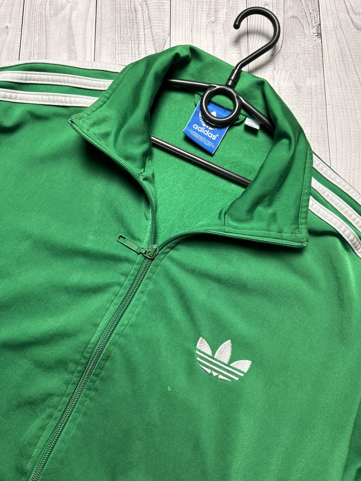 Adidas × Vintage Vintage adidas green track jacket size L logo Size US L / EU 52-54 / 3 - 3 Thumbnail