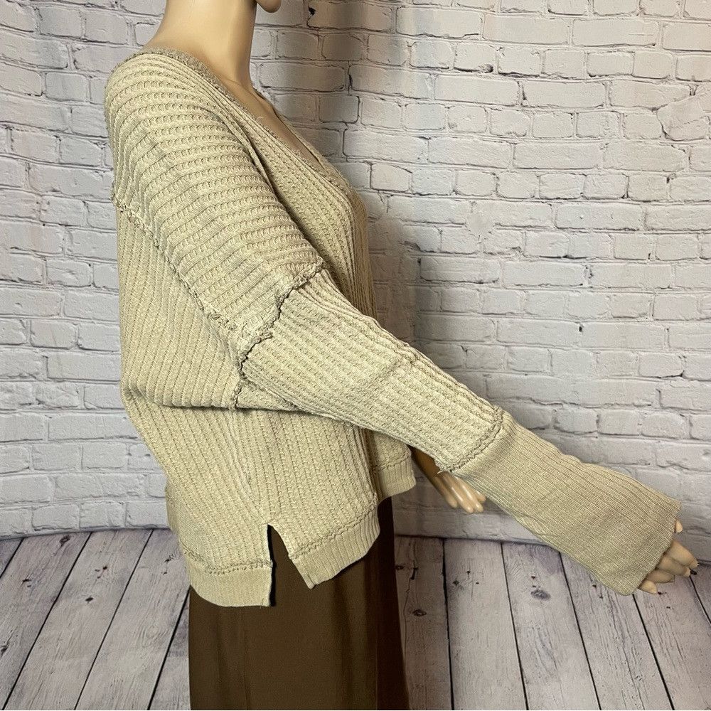 Free People New Free People New Magic Thermal Long Sleeve Golden Olive Size S / US 4 / IT 40 - 5 Thumbnail
