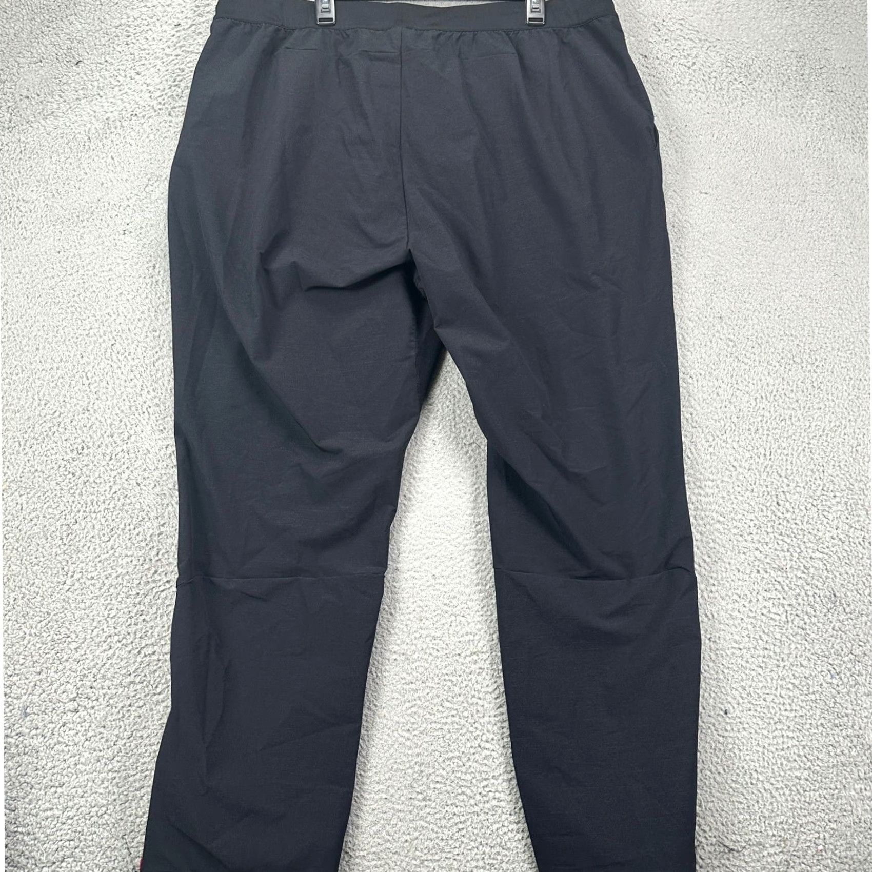 Adidas adidas Sweatpants Men's 3XL Black Rutgers Scarlet Knights Nylon Blend Pull On Logo Adidas Sweatpants Size US 39 - 2 Thumbnail