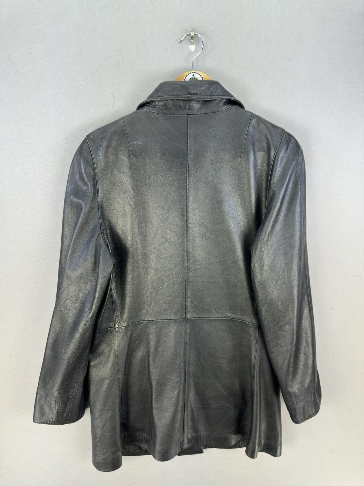 Japanese Brand Artpil Long Leather Jacket Size M / US 6-8 / IT 42-44 - 4 Thumbnail