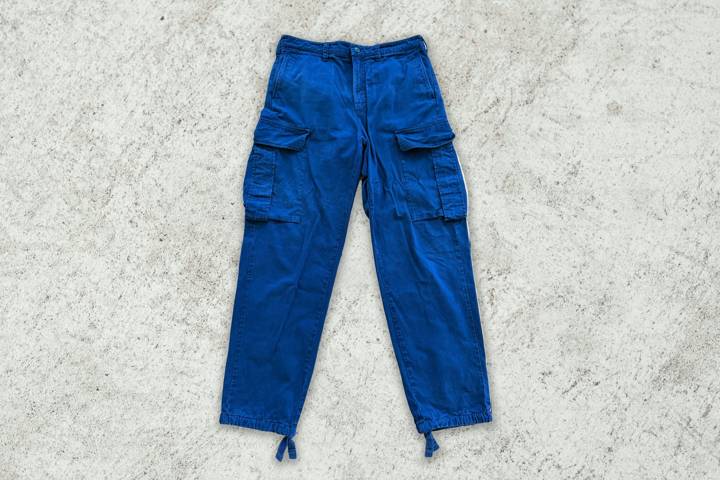 Acne Studios Acne Studios Blue Cargos Size US 34 / EU 50 - 1 Thumbnail