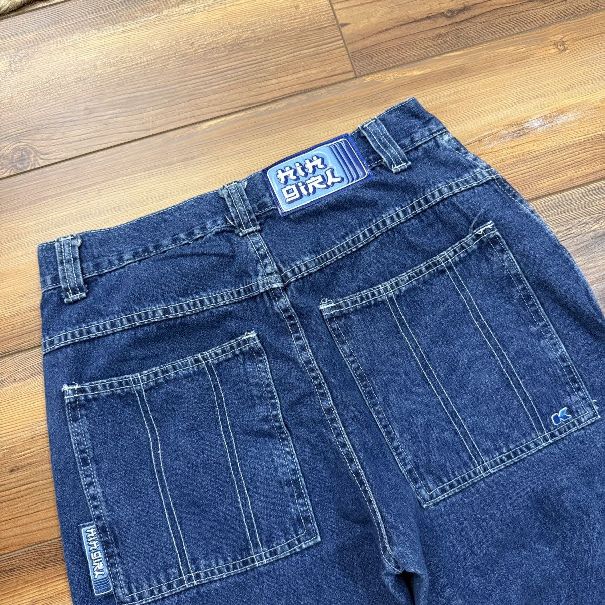 Other Vintage Kikwear Kikgirl Flare Bootcut Skate Denim Jeans Size 26" / US 2 / IT 38 - 4 Thumbnail
