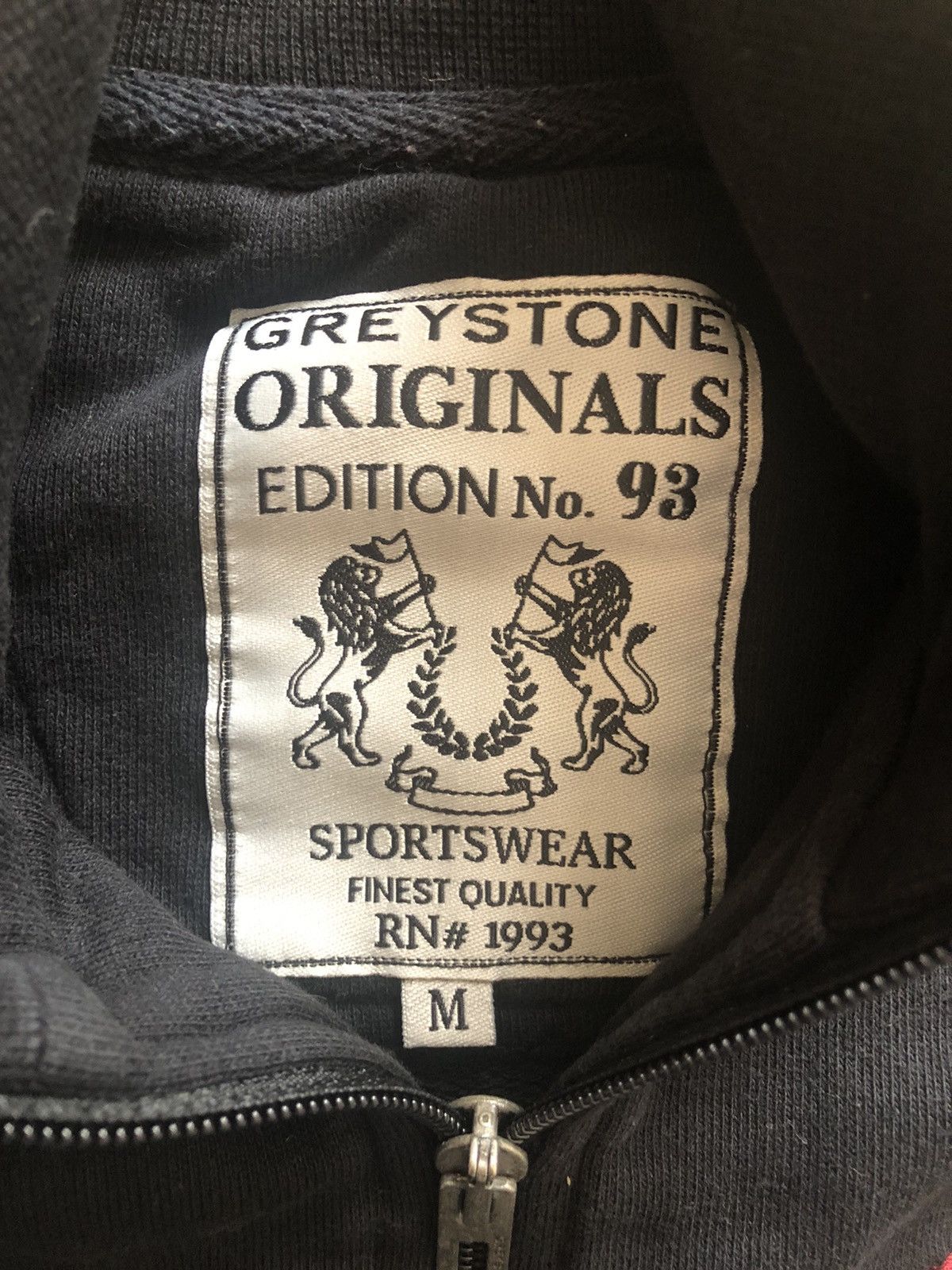 Other × Vintage VINTAGE GREYSTONE POLO QUALITY ZIP SWEATSHIRT Size US M / EU 48-50 / 2 - 5 Thumbnail