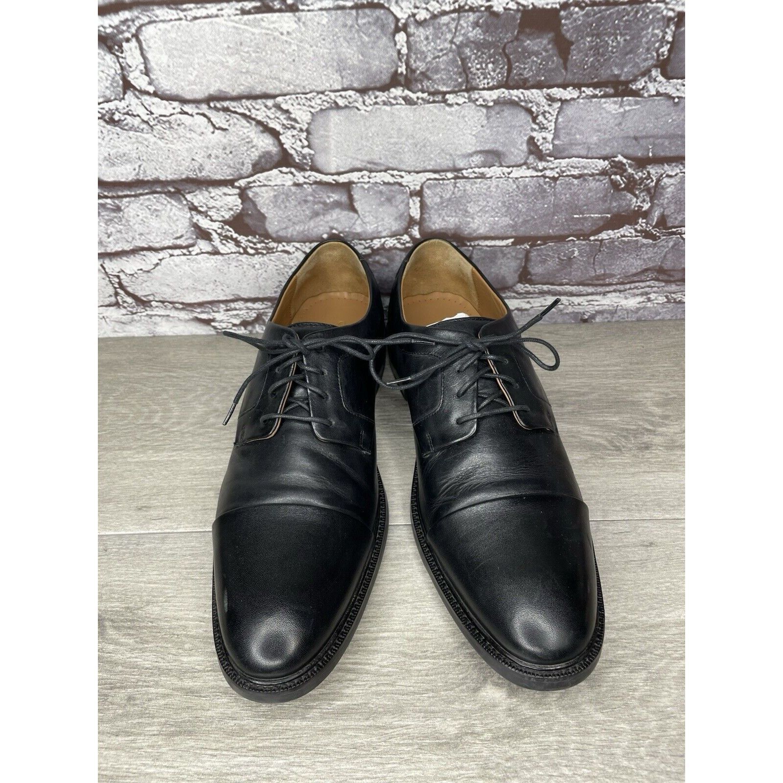 Cole Haan Cole Haan 1928 Black Leather Cap Toe Oxfords Casual Shoes Me Size US 9.5 / EU 42-43 - 9 Thumbnail