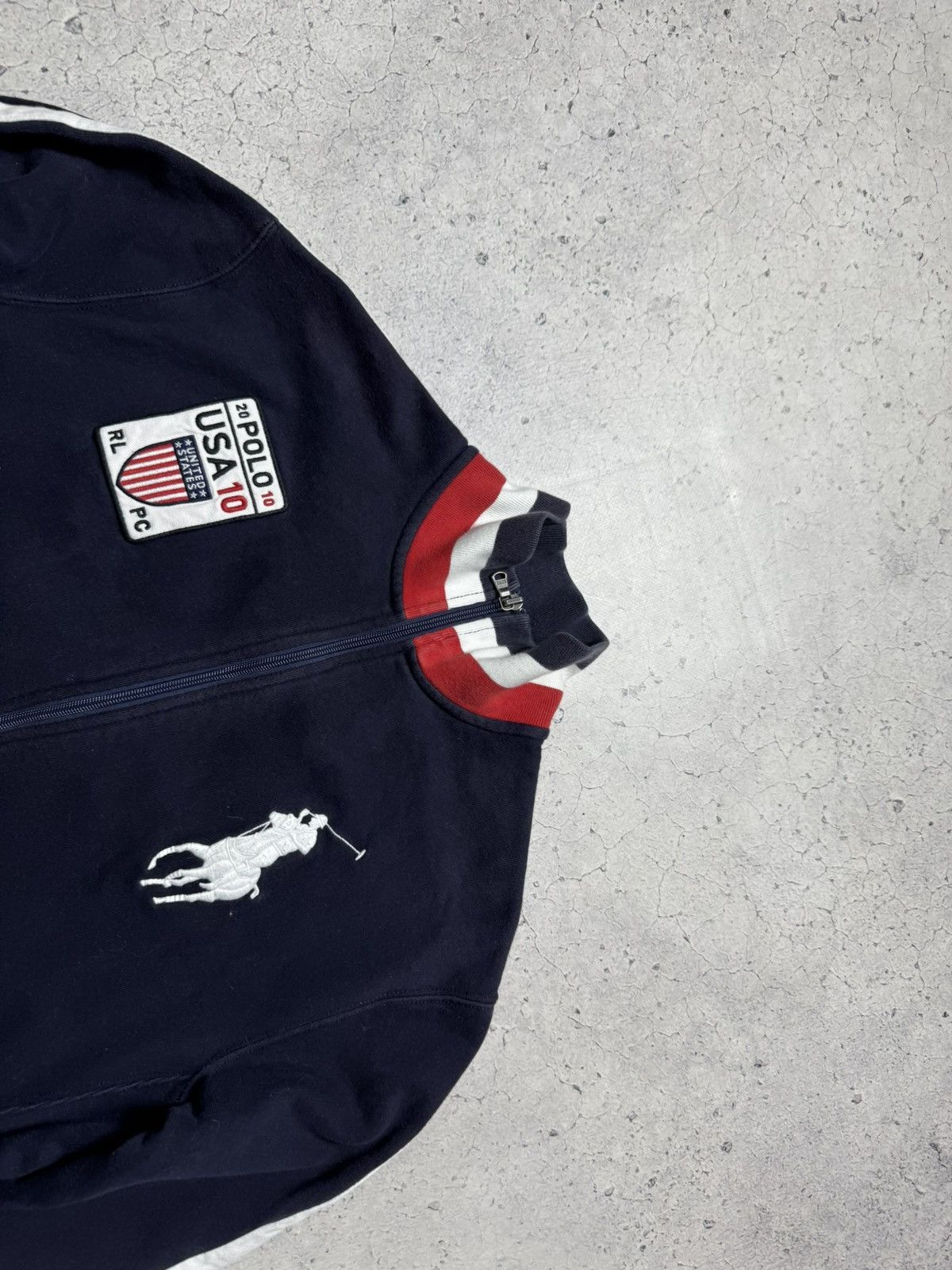 Polo Ralph Lauren Polo Ralph Lauren USA 10 United States Big Pony Track Jacket Size US M / EU 48-50 / 2 - 5 Thumbnail