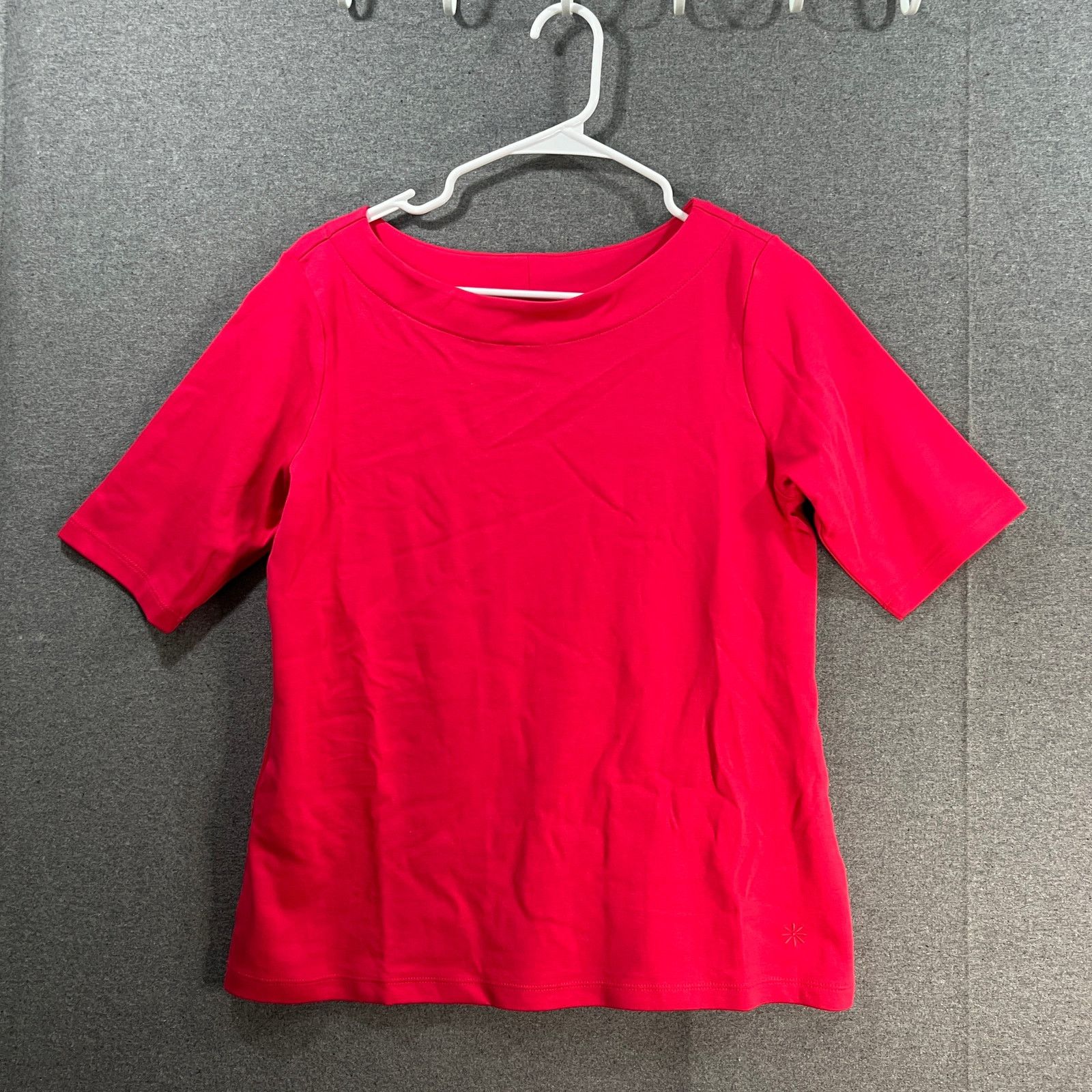 Isaac Mizrahi Isaac Mizrahi LIVE! Essentials Pima Cotton Boat Neck Size S / US 4 / IT 40 - 1 Thumbnail