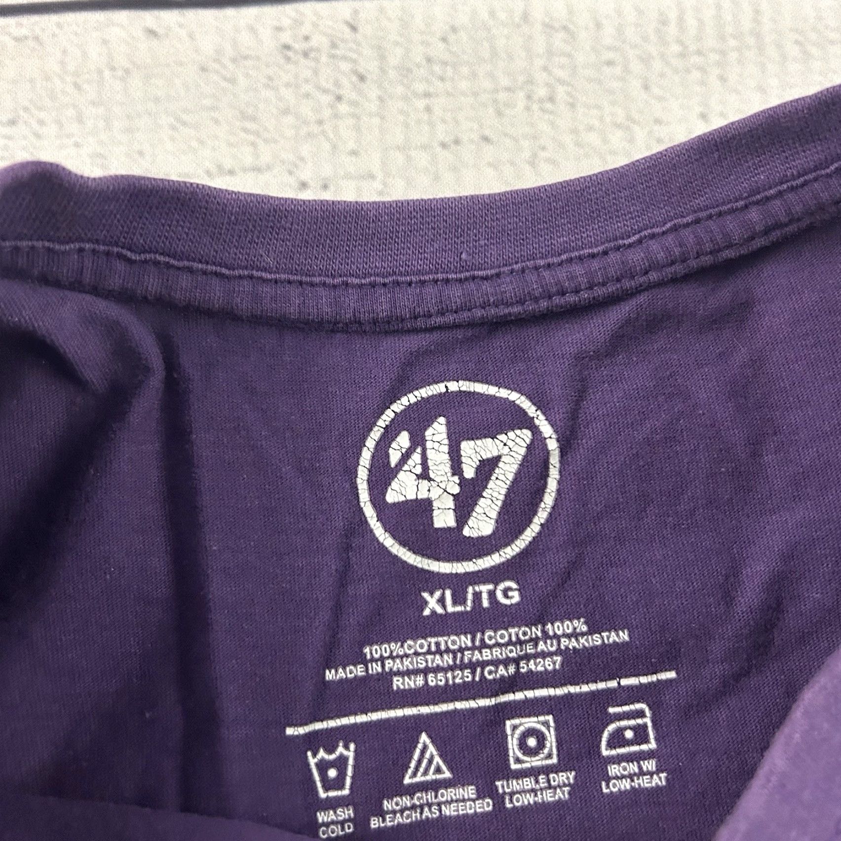 47 47 Colorado Rockies Short Sleeve T Shirt Men's XL Purple Size US XL / EU 56 / 4 - 3 Thumbnail
