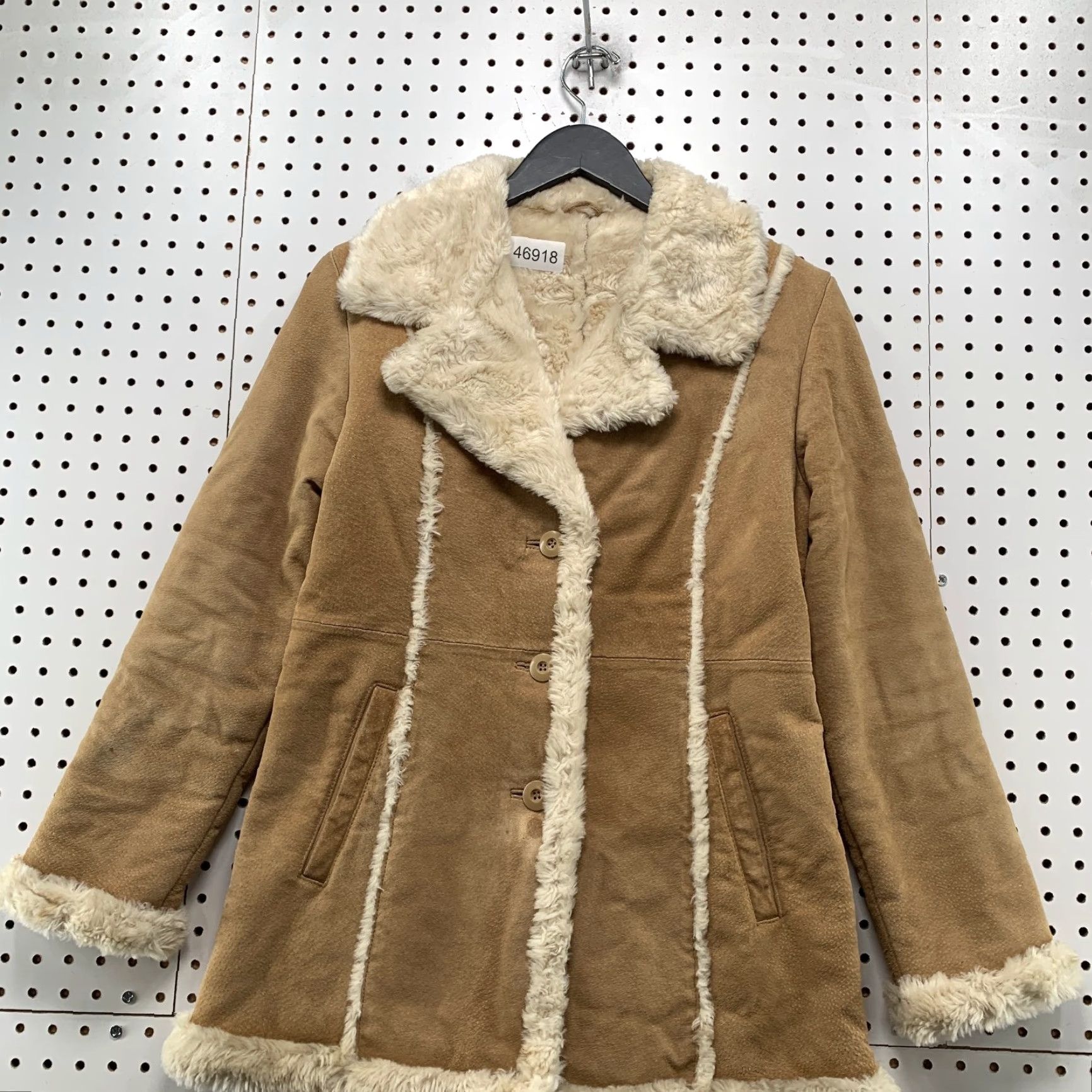 Vintage VINTAGE Wilsons Leather Jacket Womens Small Brown Maxima Shearling Leather Penny Lane Regular Brown Size S / US 4 / IT 40 - 5 Thumbnail